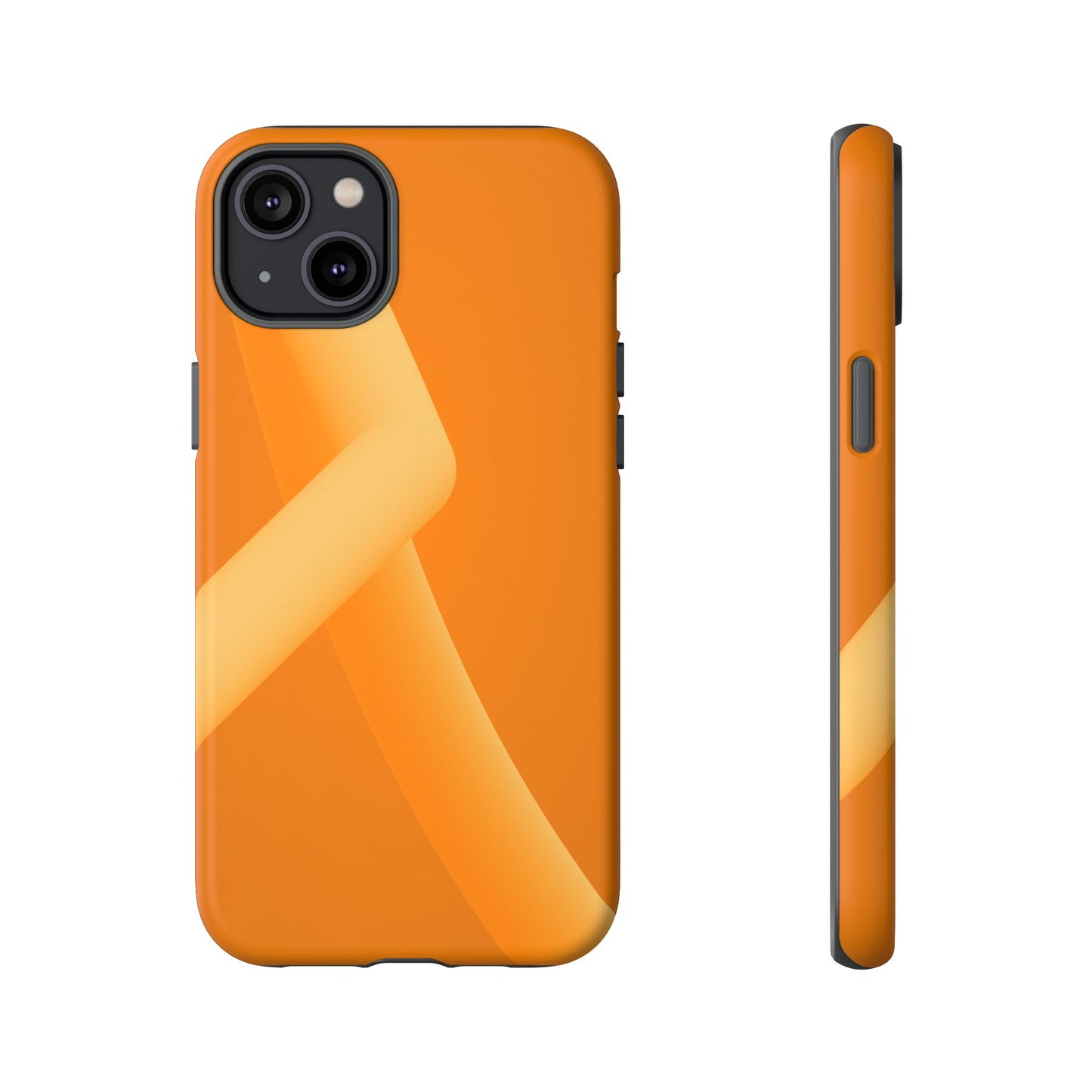 Stylish Tough Phone Case - Modern Orange Design for Ultimate Protection