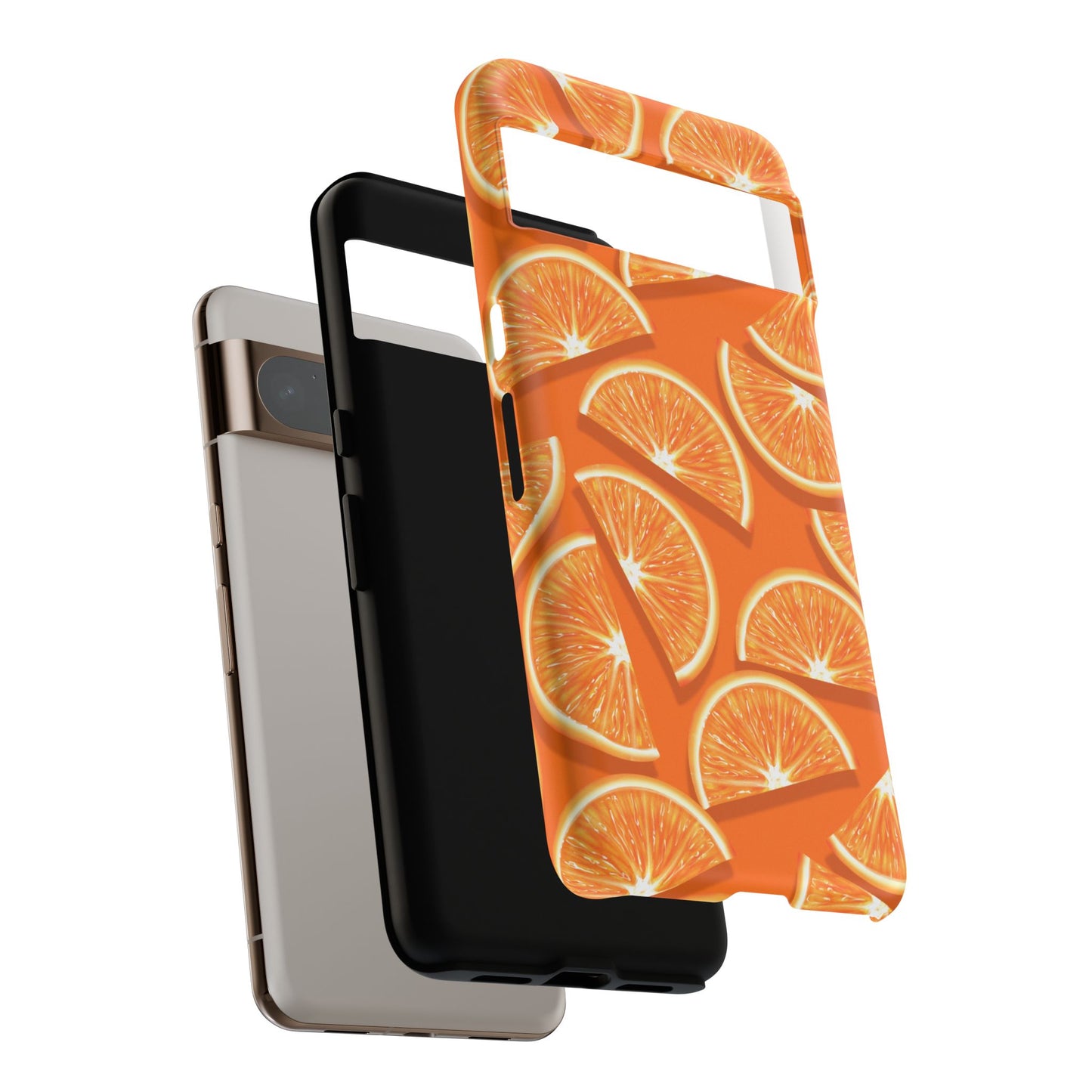 Vibrant Orange Slice Phone Case - Tough Cases for Phone Protection