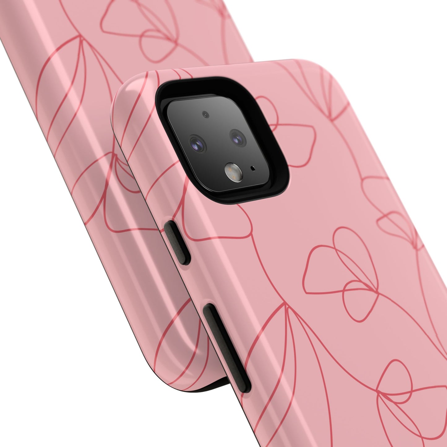 Tough Cases: Elegant Floral Phone Case - Durable Protection with Stylish Design
