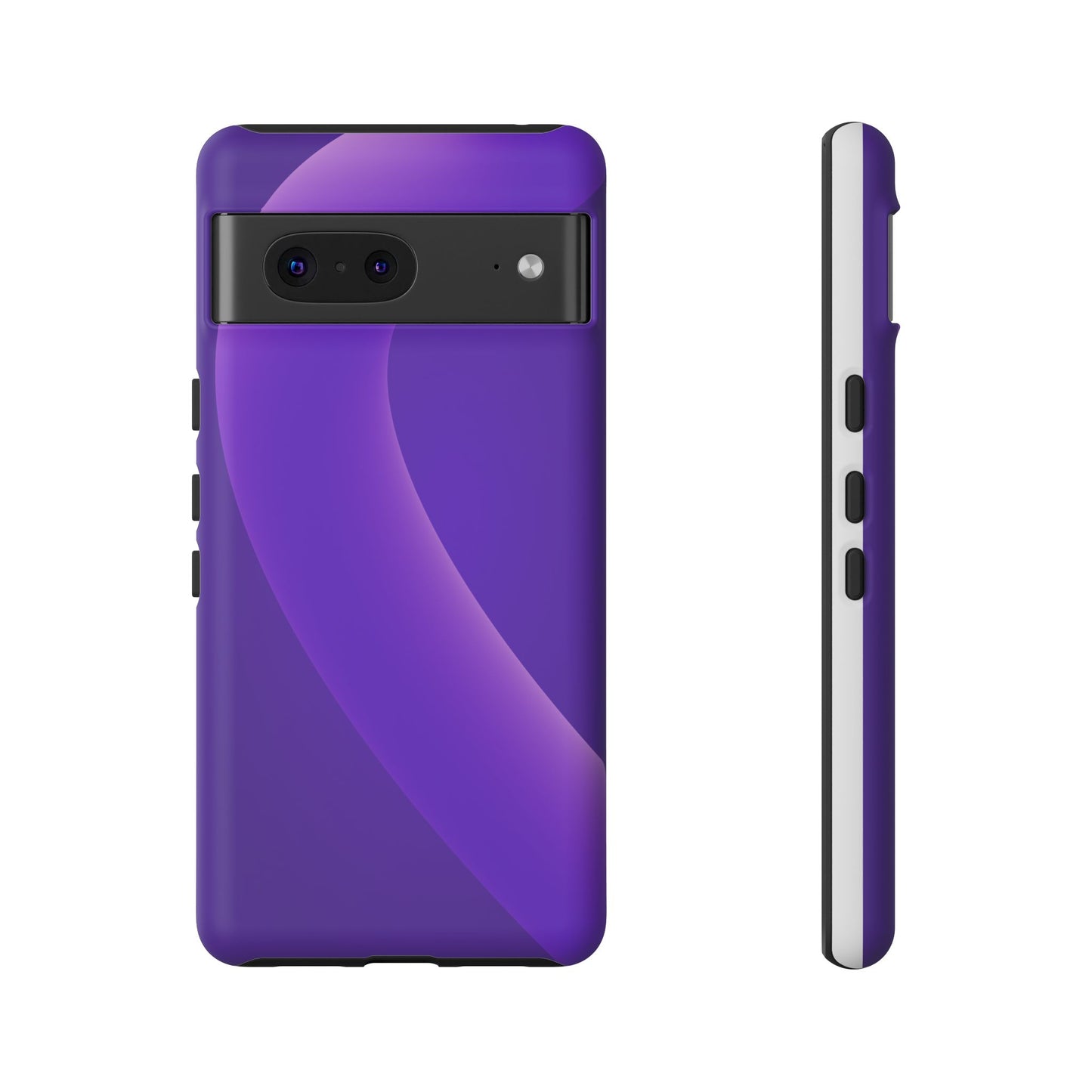 Stylish Tough Phone Case - Modern Purple Design for Ultimate Protection