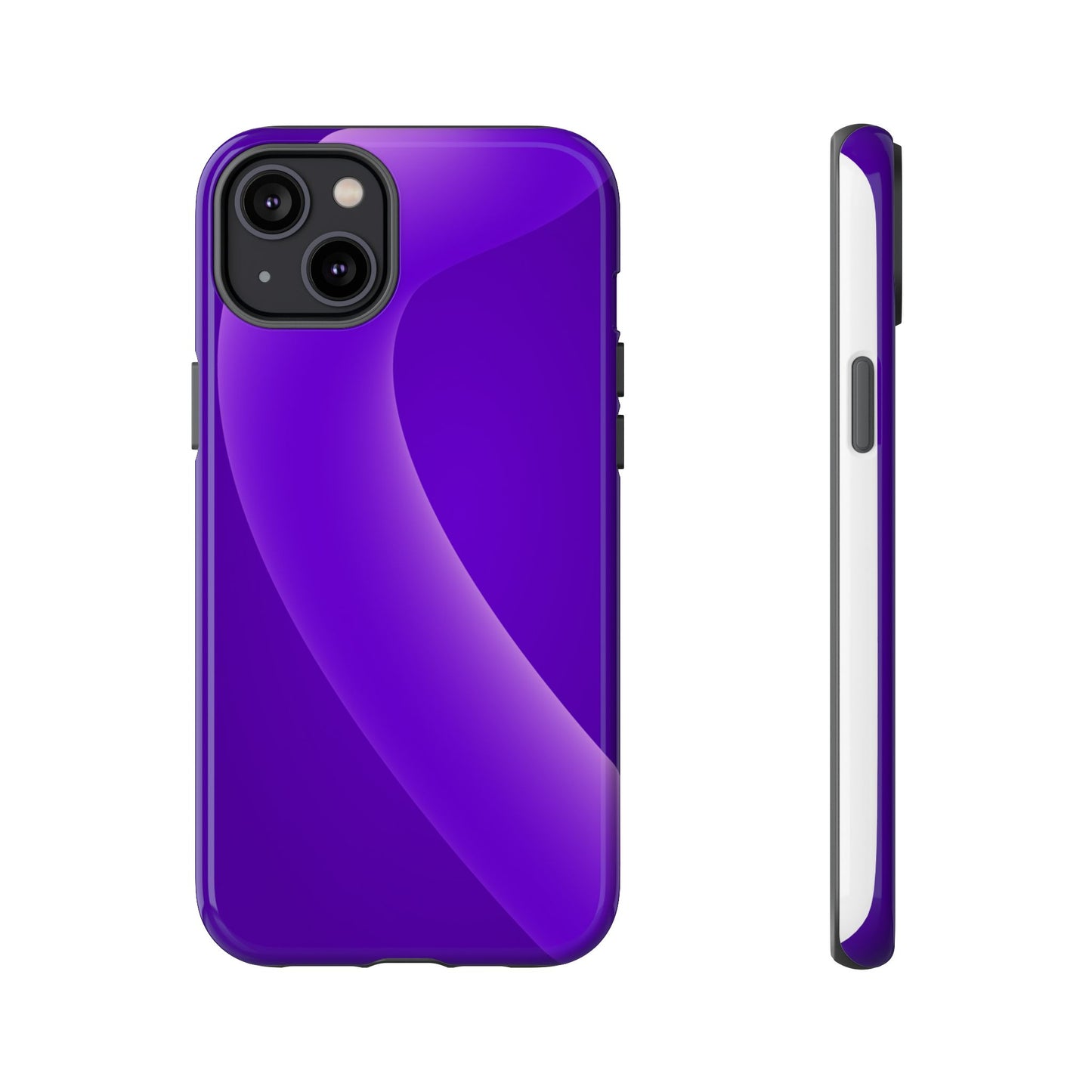 Stylish Tough Phone Case - Modern Purple Design for Ultimate Protection
