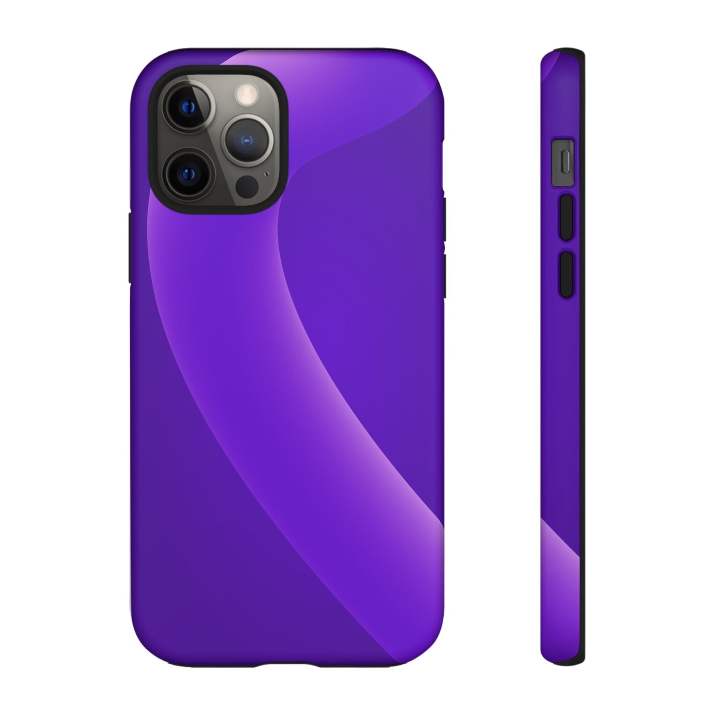Stylish Tough Phone Case - Modern Purple Design for Ultimate Protection