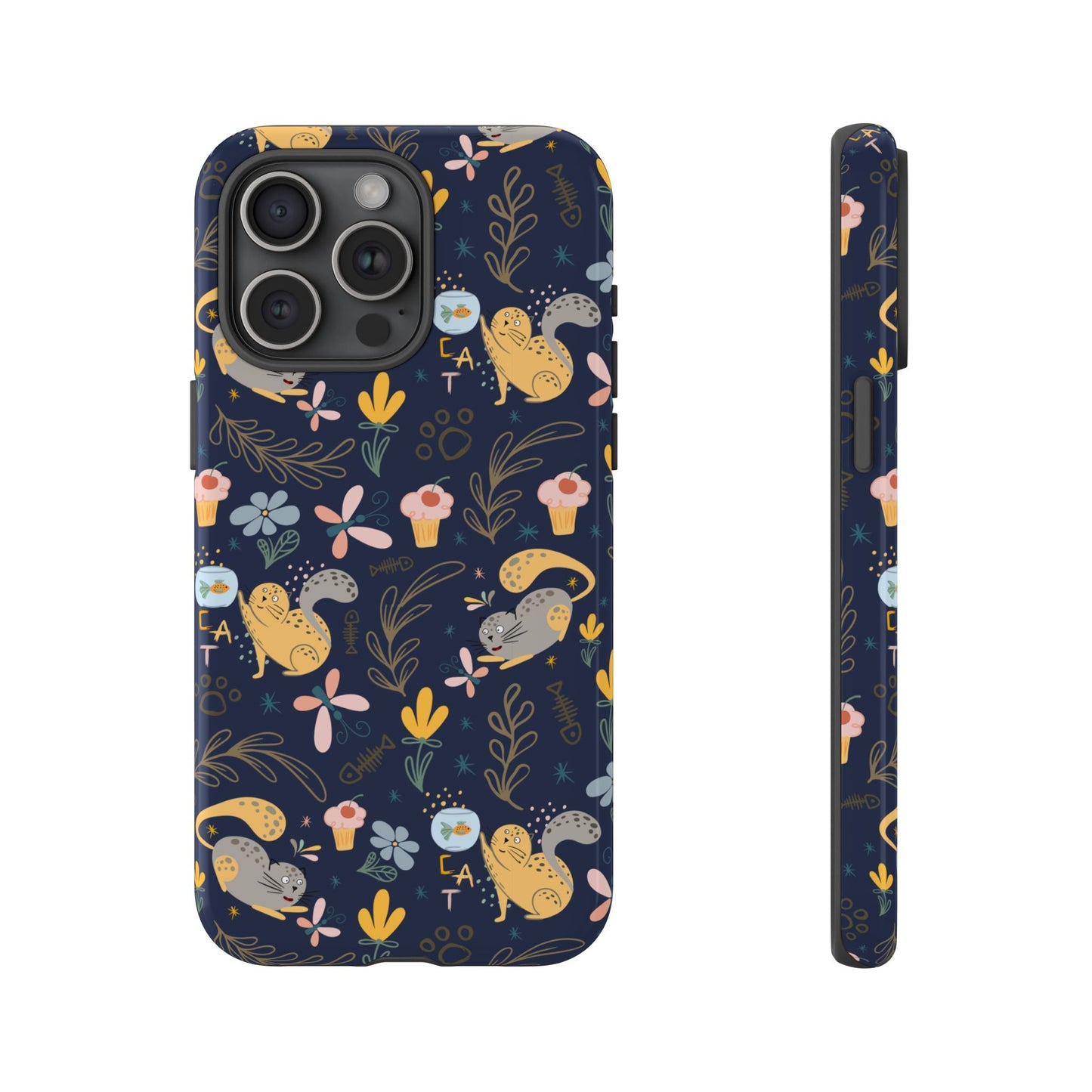 Cat-Themed Tough Phone Case - Tough Case For Stylish Protection