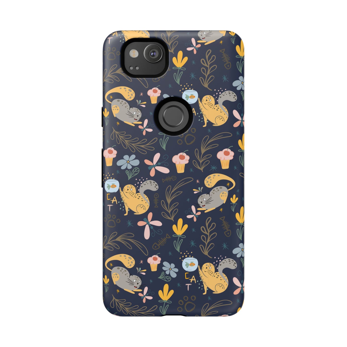 Cat-Themed Tough Phone Case - Tough Case For Stylish Protection