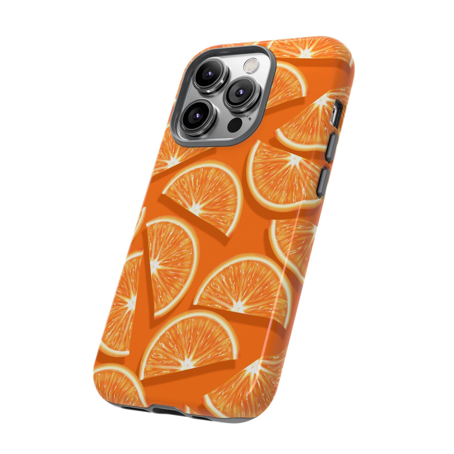 Vibrant Orange Slice Phone Case - Tough Cases for Phone Protection