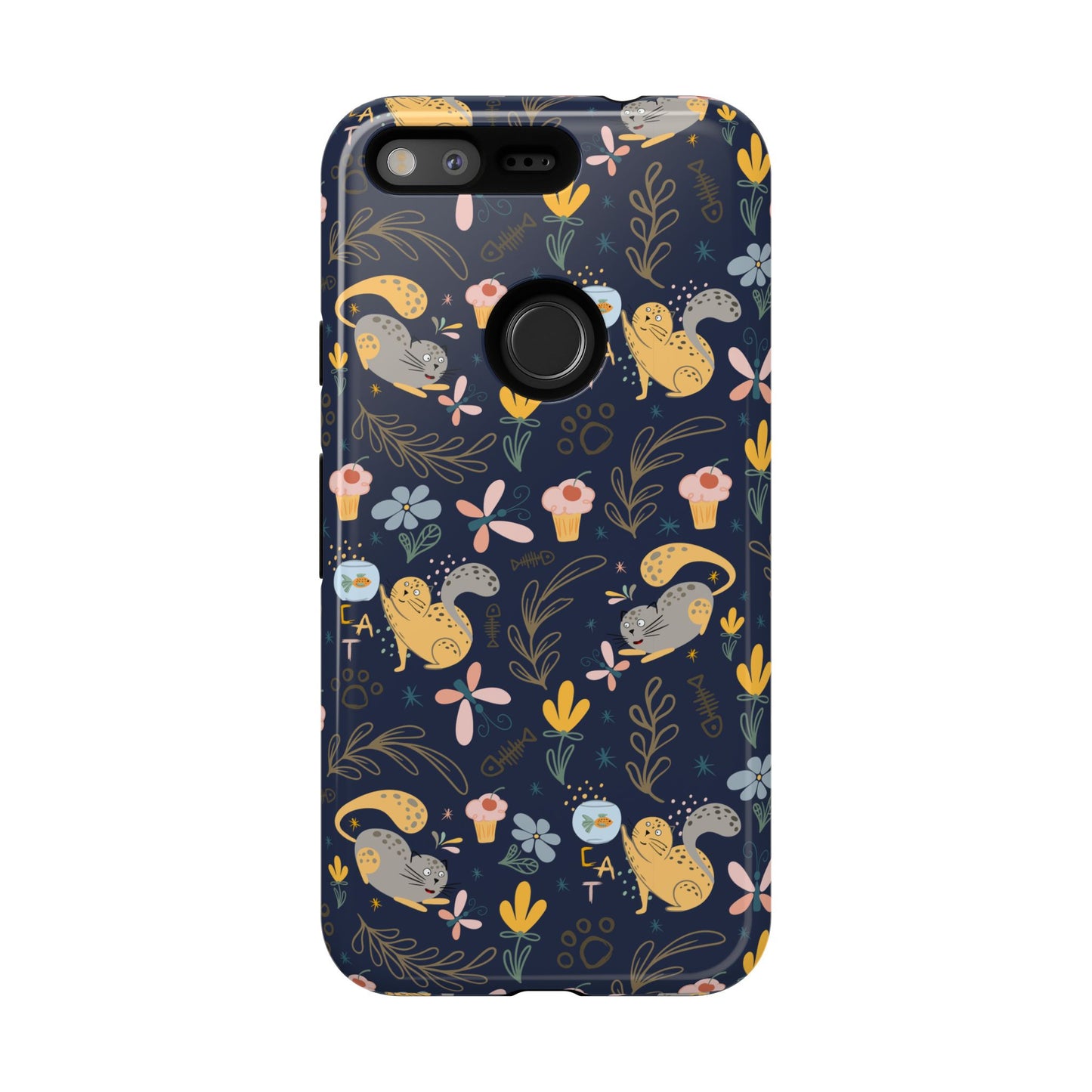 Cat-Themed Tough Phone Case - Tough Case For Stylish Protection