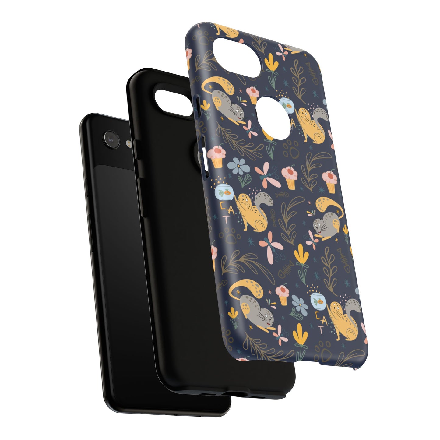 Cat-Themed Tough Phone Case - Tough Case For Stylish Protection