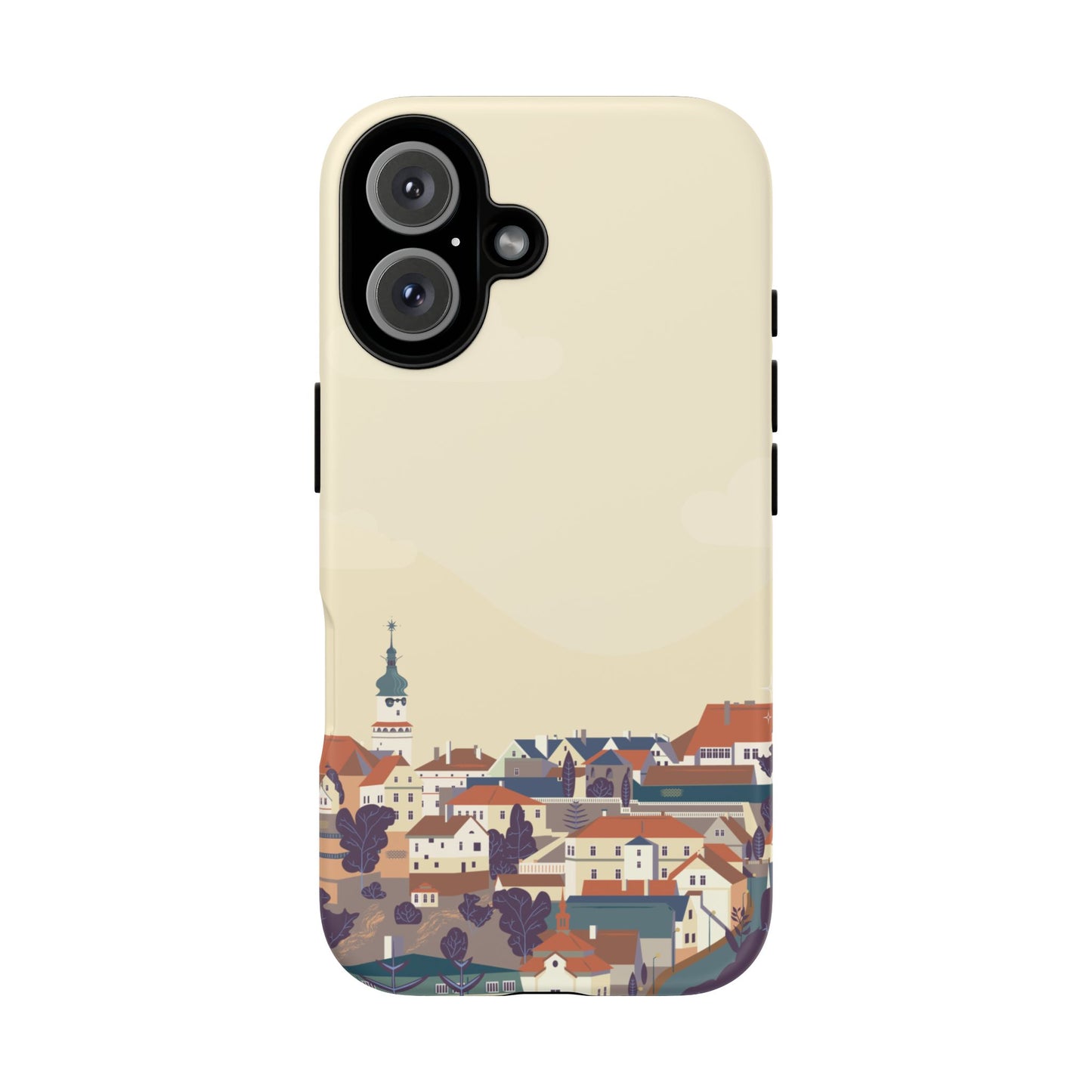 Artistic Phone Case - Charming Village Design