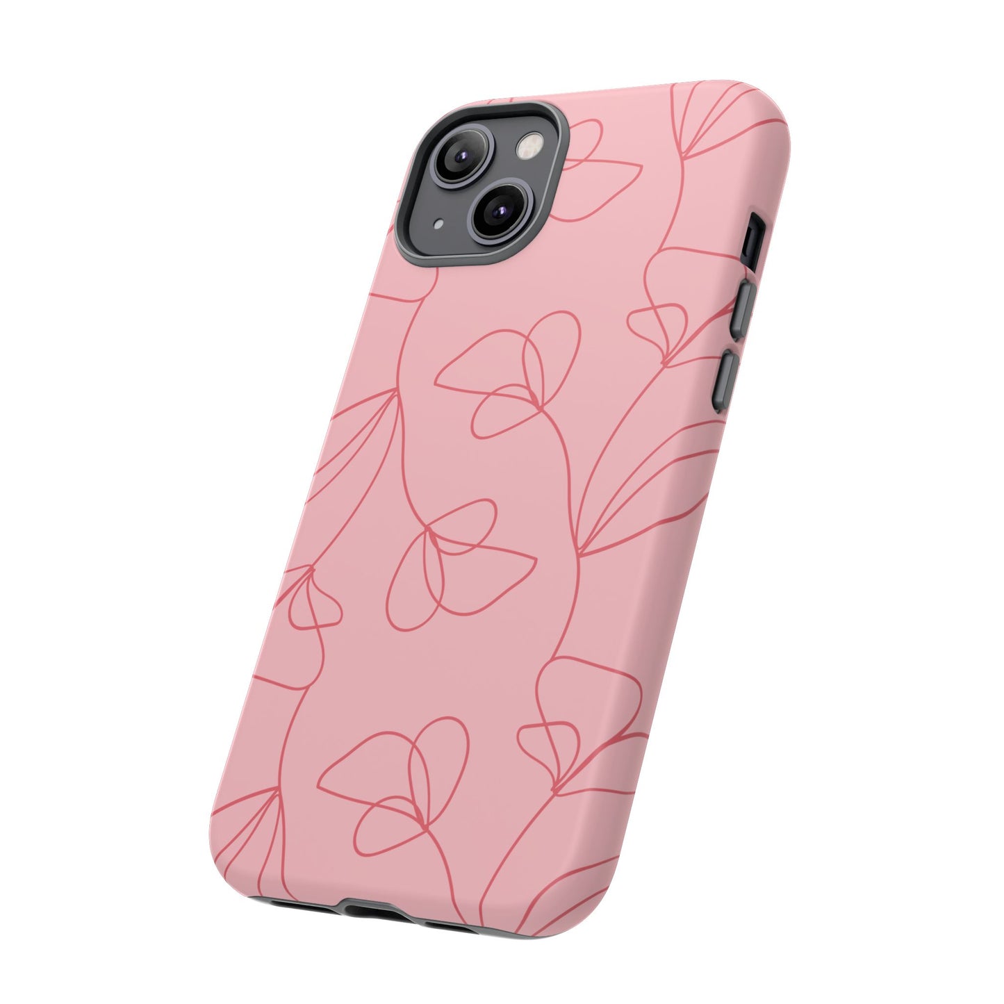 Tough Cases: Elegant Floral Phone Case - Durable Protection with Stylish Design