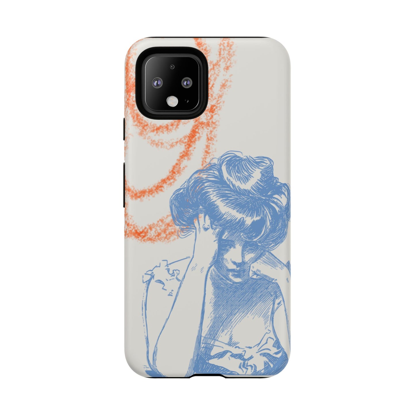 Artistic Phone Case with Stress Relief Design