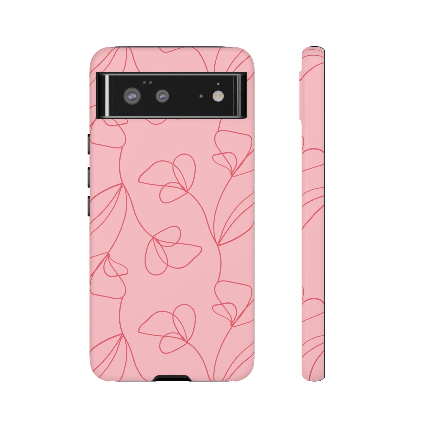 Tough Cases: Elegant Floral Phone Case - Durable Protection with Stylish Design