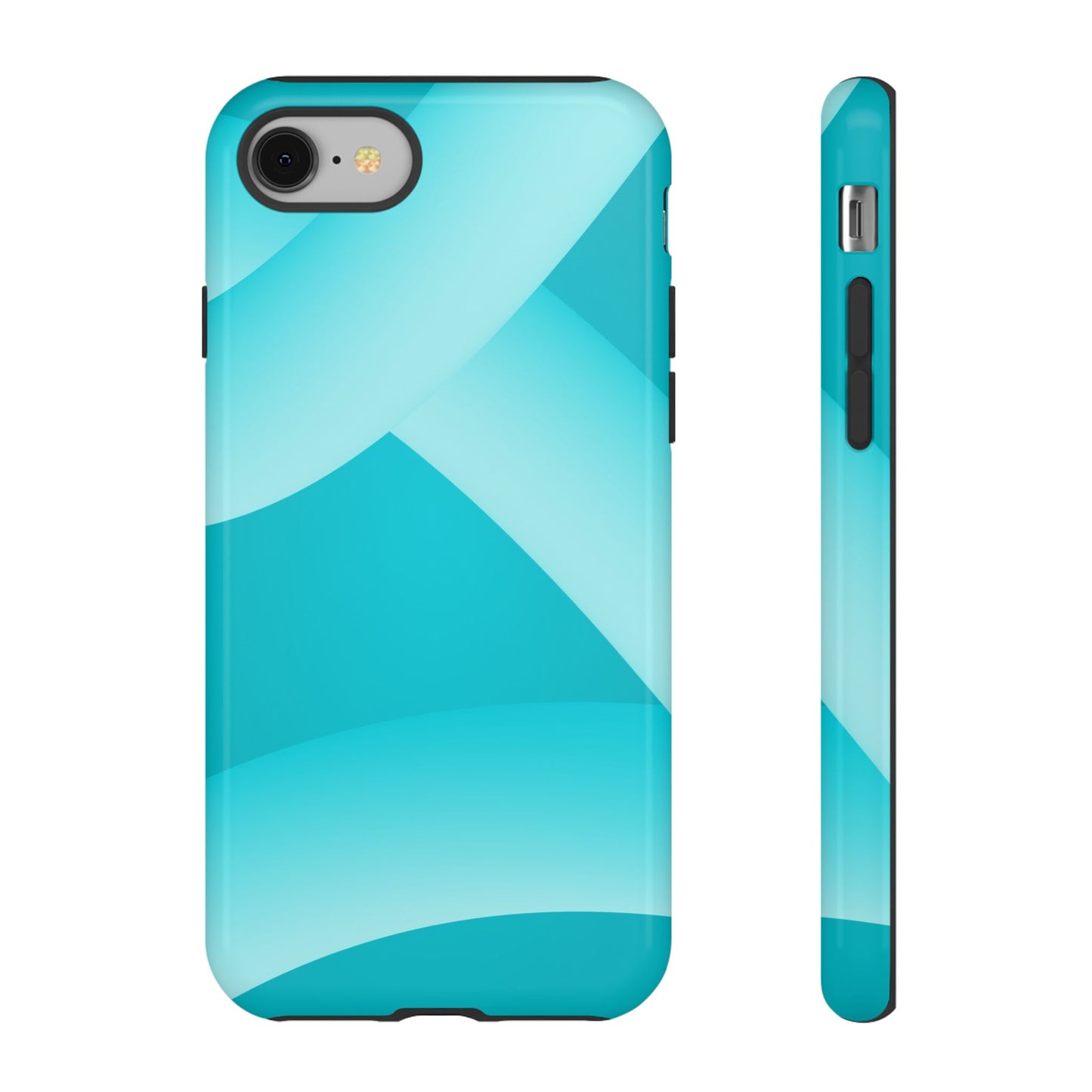 Stylish Tough Phone Case - Modern Blue Design for Ultimate Protection
