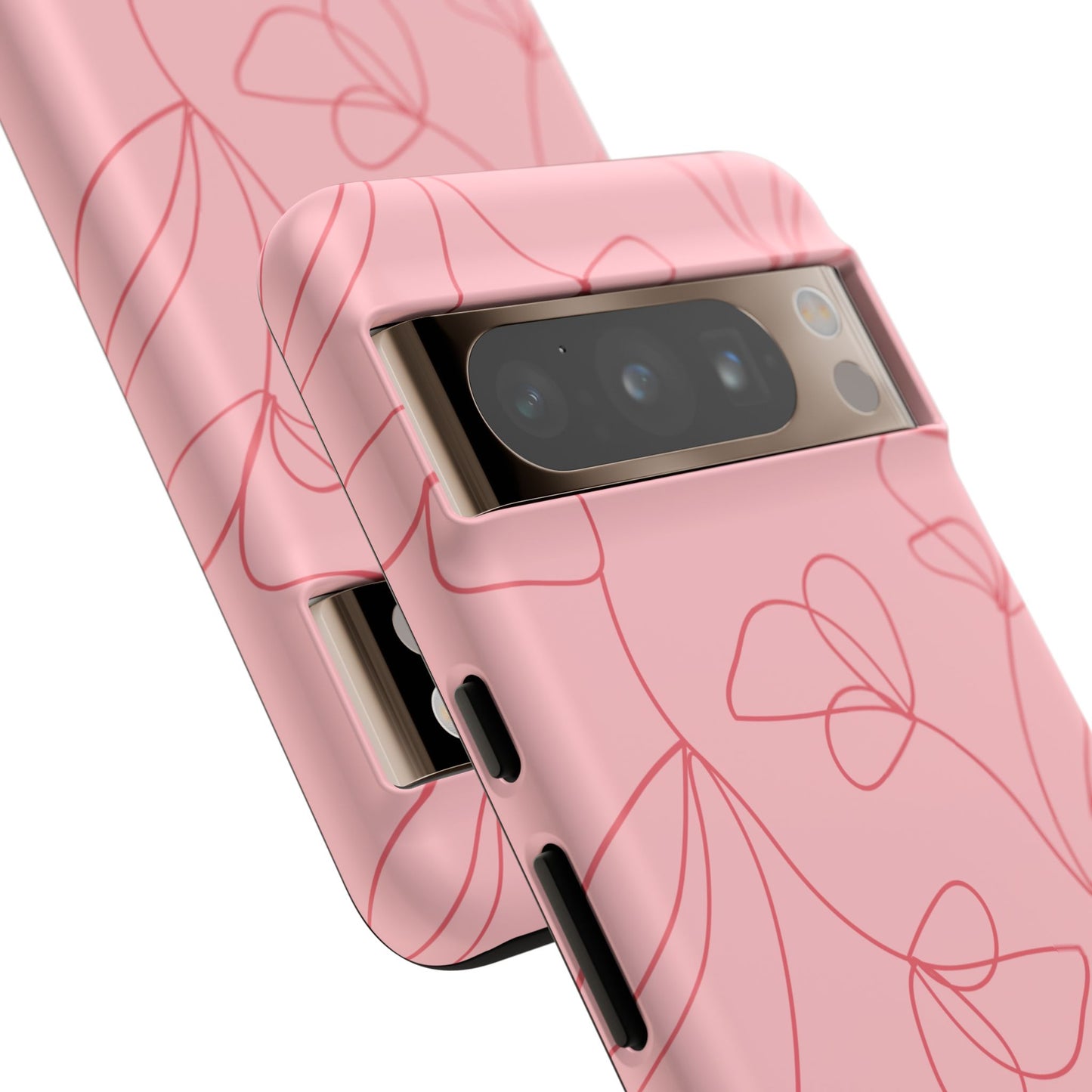 Tough Cases: Elegant Floral Phone Case - Durable Protection with Stylish Design