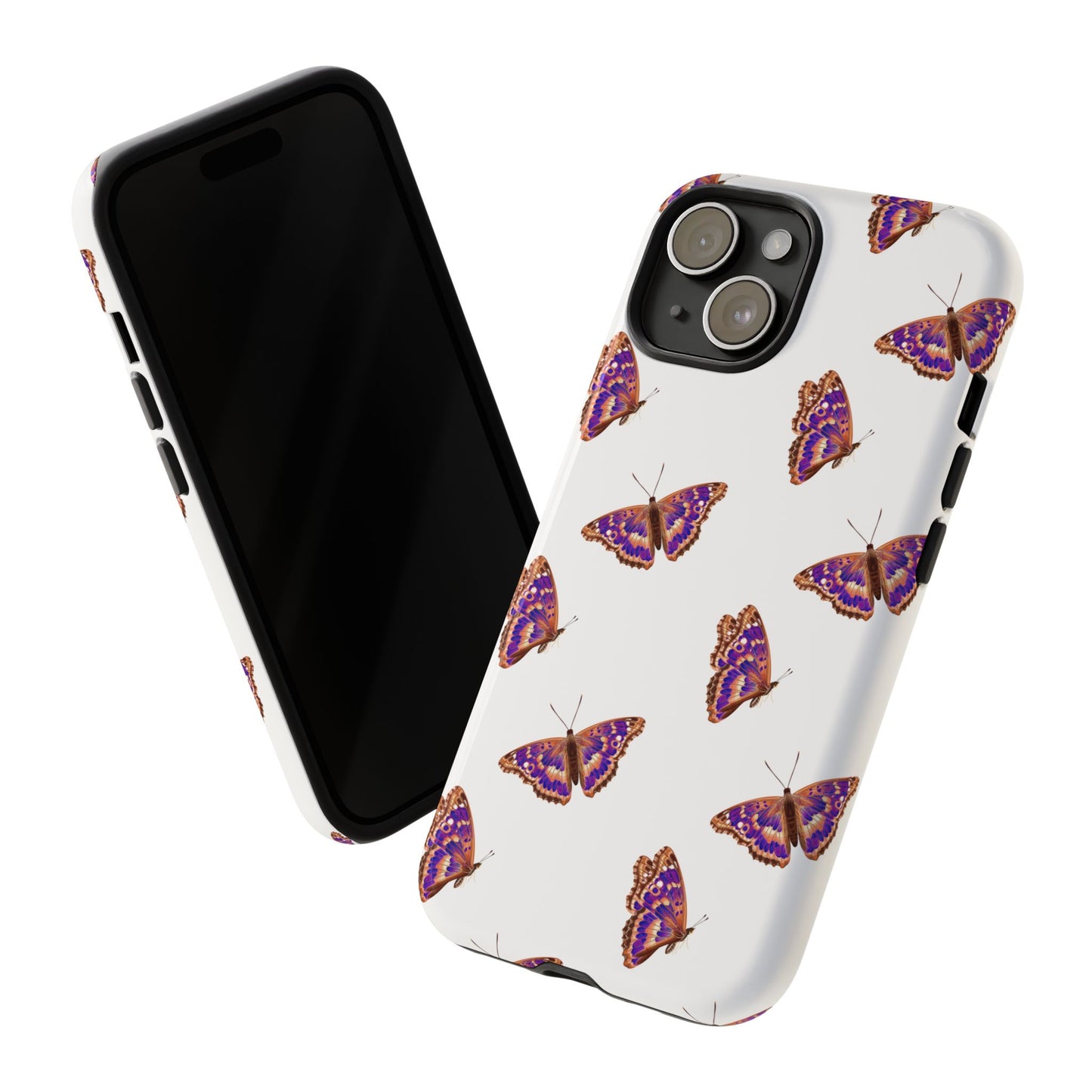 Butterfly Print Phone Case - Tough Case For Stylish Protection