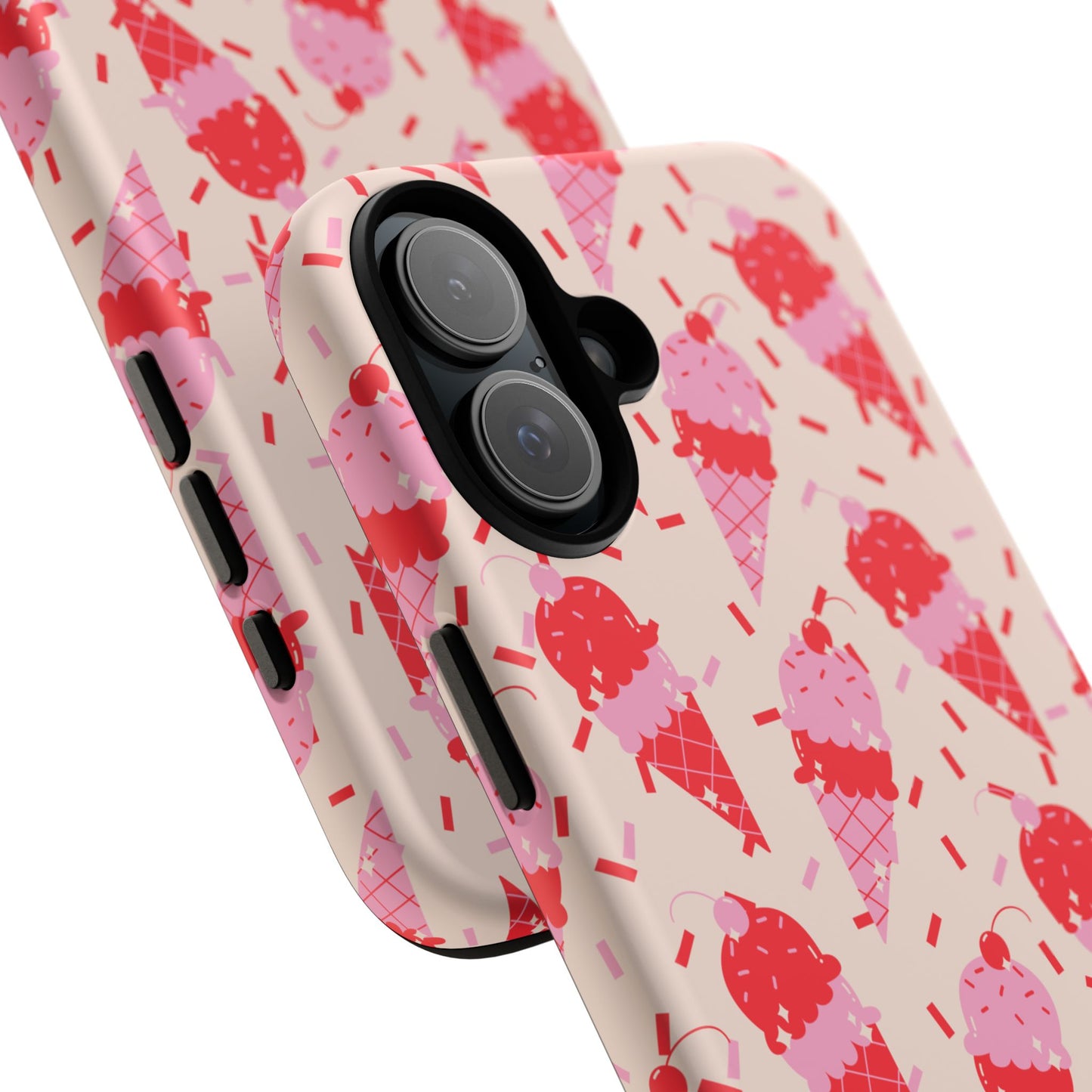Ice Cream Phone Case - Cute Tough Cases for Ice Cream Lovers, Fun Summer Accessory, Birthday Gift, Colorful iPhone Cover