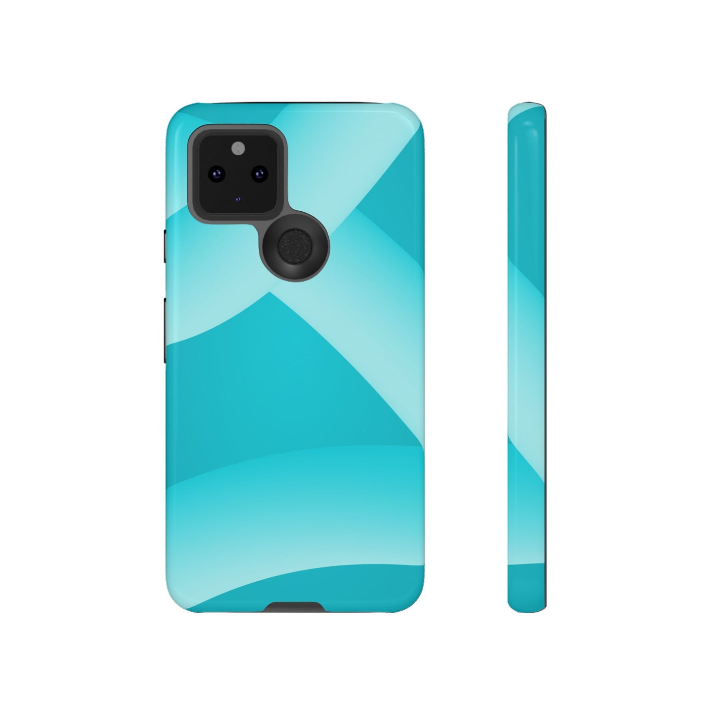 Stylish Tough Phone Case - Modern Blue Design for Ultimate Protection