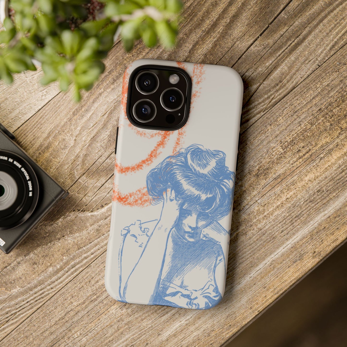Artistic Phone Case with Stress Relief Design