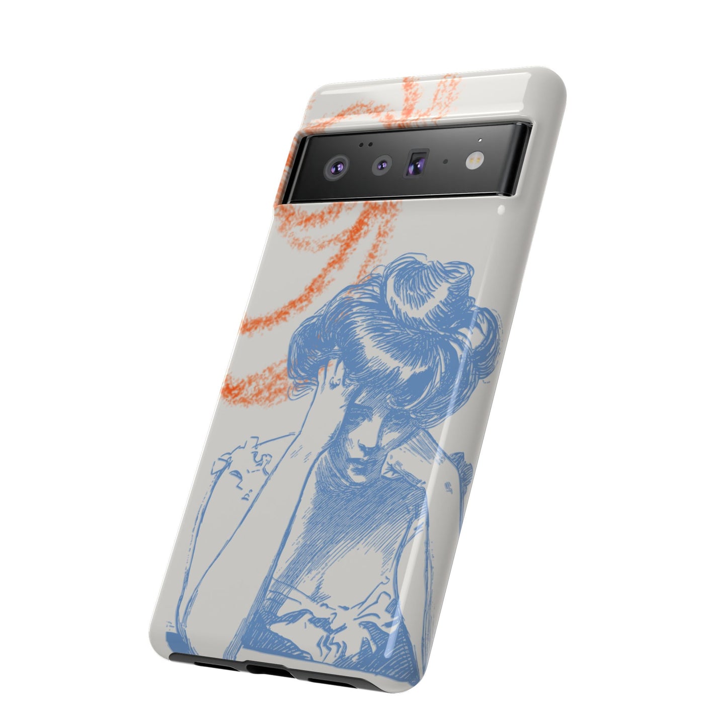 Artistic Phone Case with Stress Relief Design