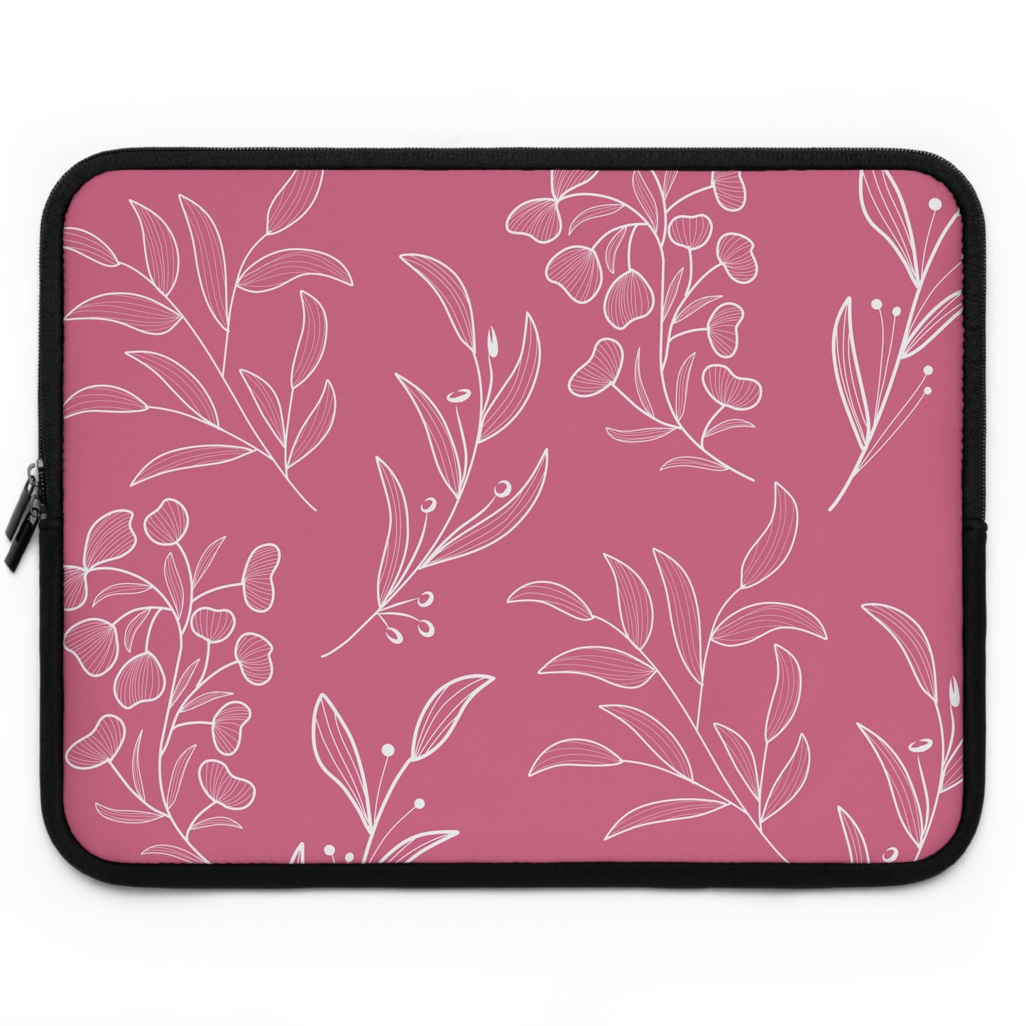 Floral Pink Laptop Sleeve - Stylish, Protective Case for Laptops & Tablets