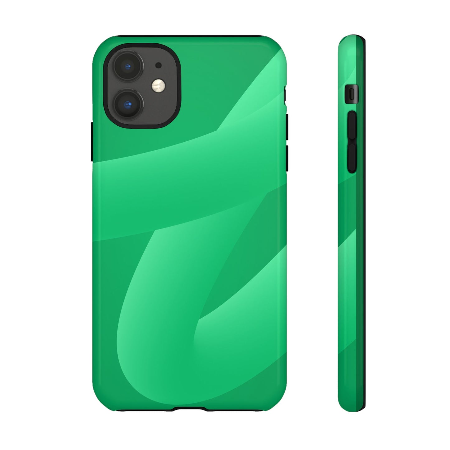 Stylish Tough Phone Case - Modern Green Design for Ultimate Protection