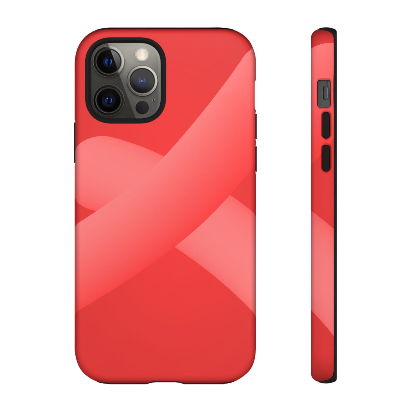 Stylish Tough Phone Case - Modern Red Design for Ultimate Protection
