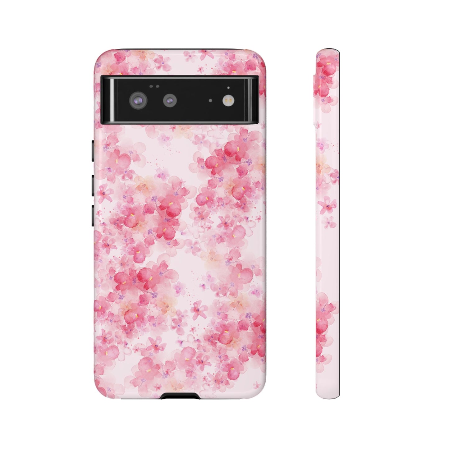 Floral Phone Case - Tough Cases with Pink Blossom Design