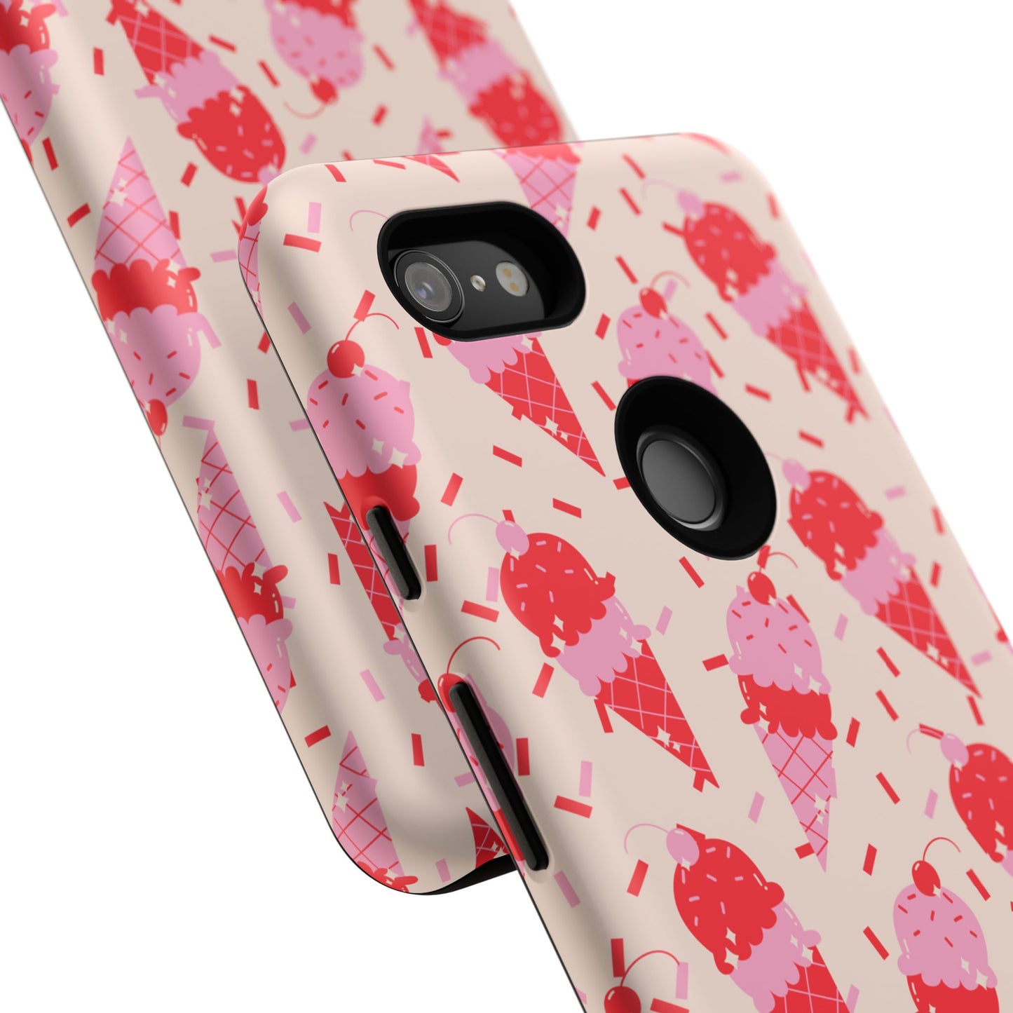 Ice Cream Phone Case - Cute Tough Cases for Ice Cream Lovers, Fun Summer Accessory, Birthday Gift, Colorful iPhone Cover