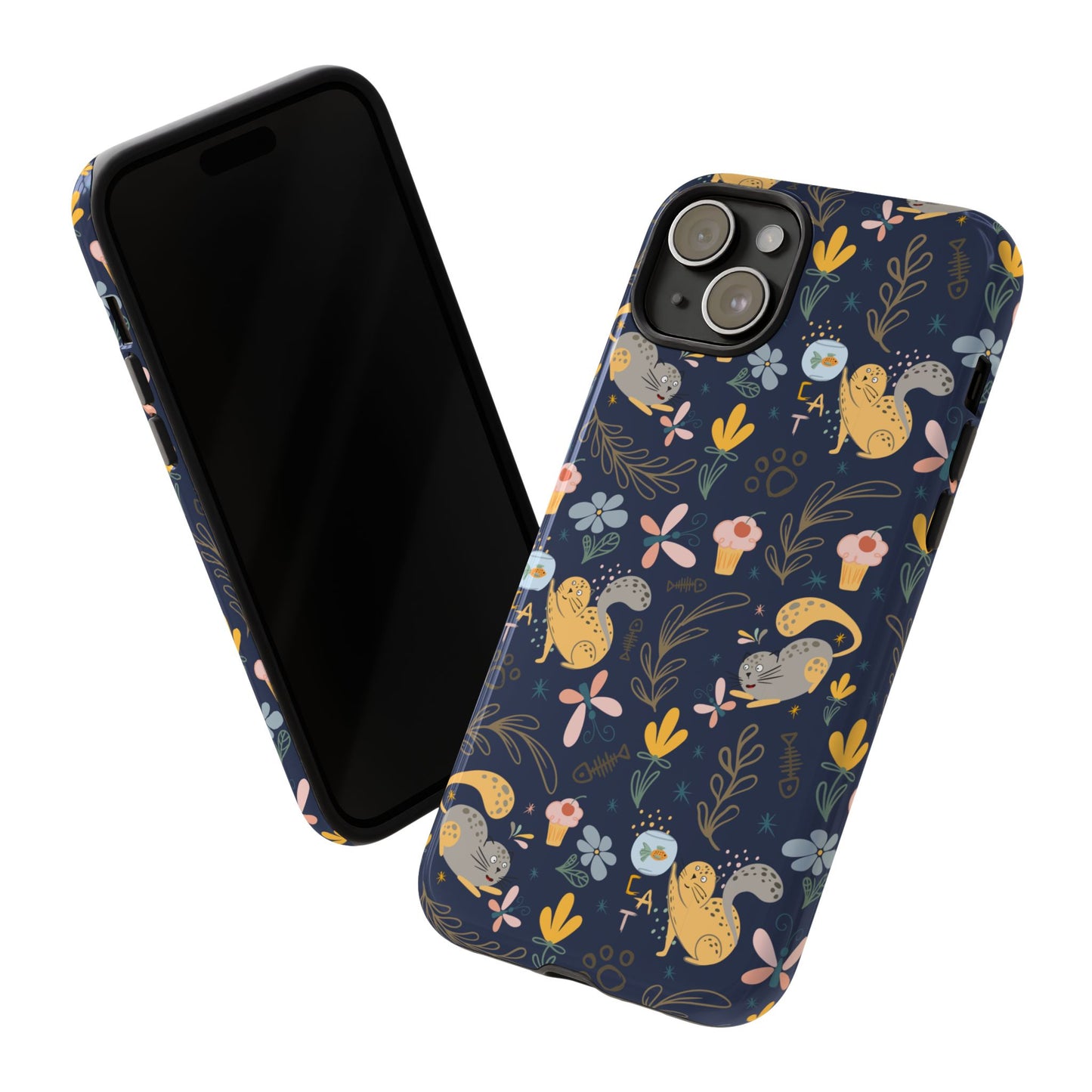 Cat-Themed Tough Phone Case - Tough Case For Stylish Protection