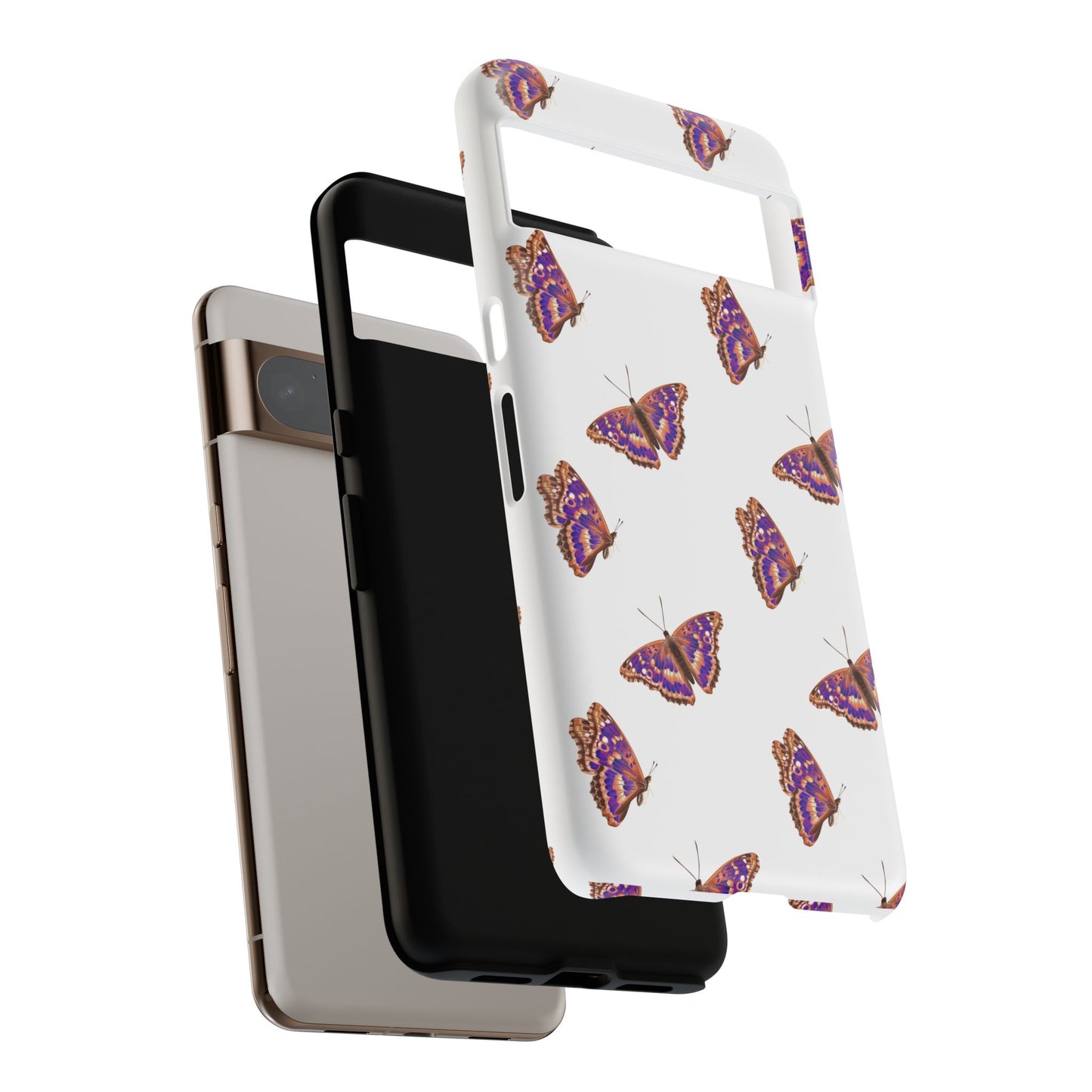 Butterfly Print Phone Case - Tough Case For Stylish Protection