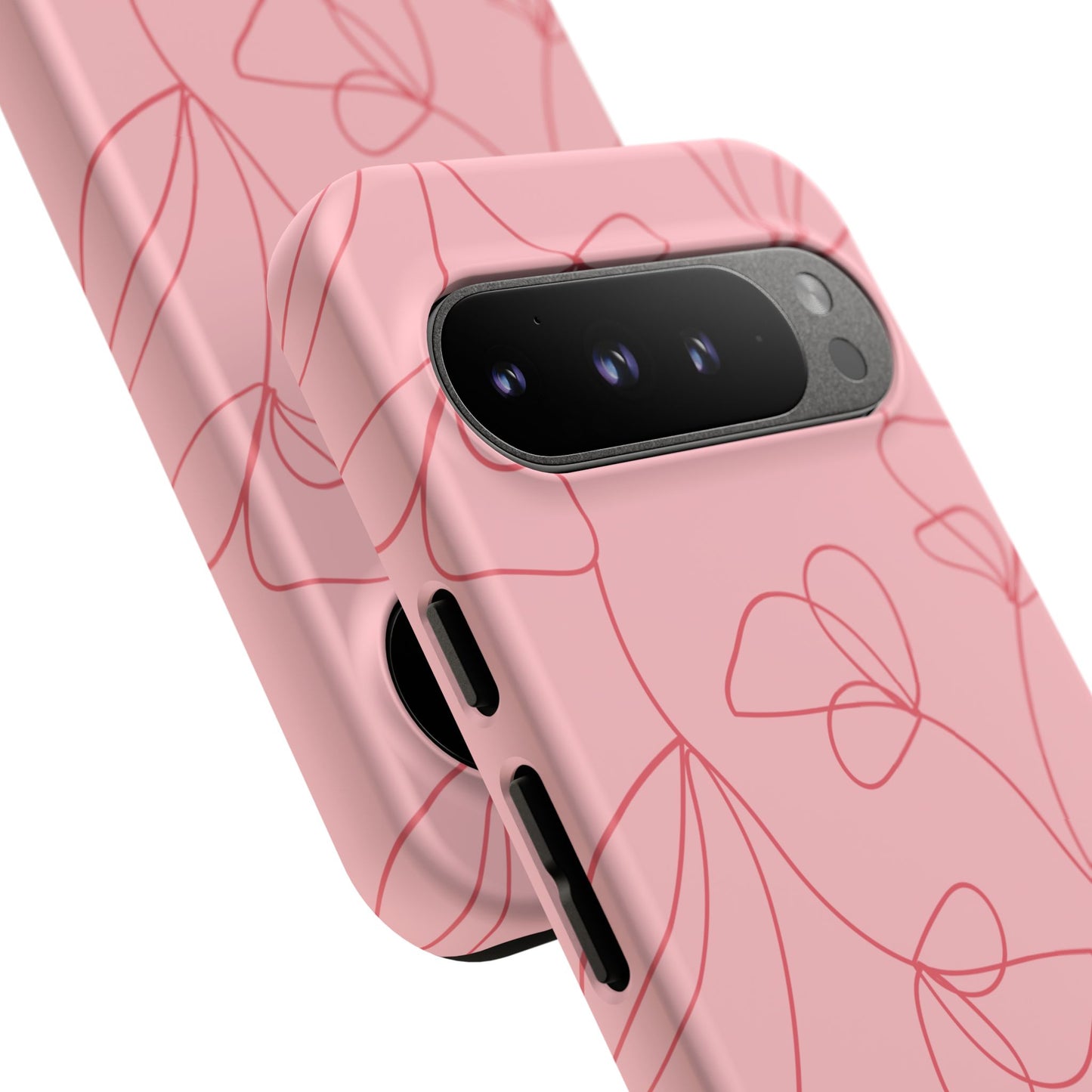 Tough Cases: Elegant Floral Phone Case - Durable Protection with Stylish Design