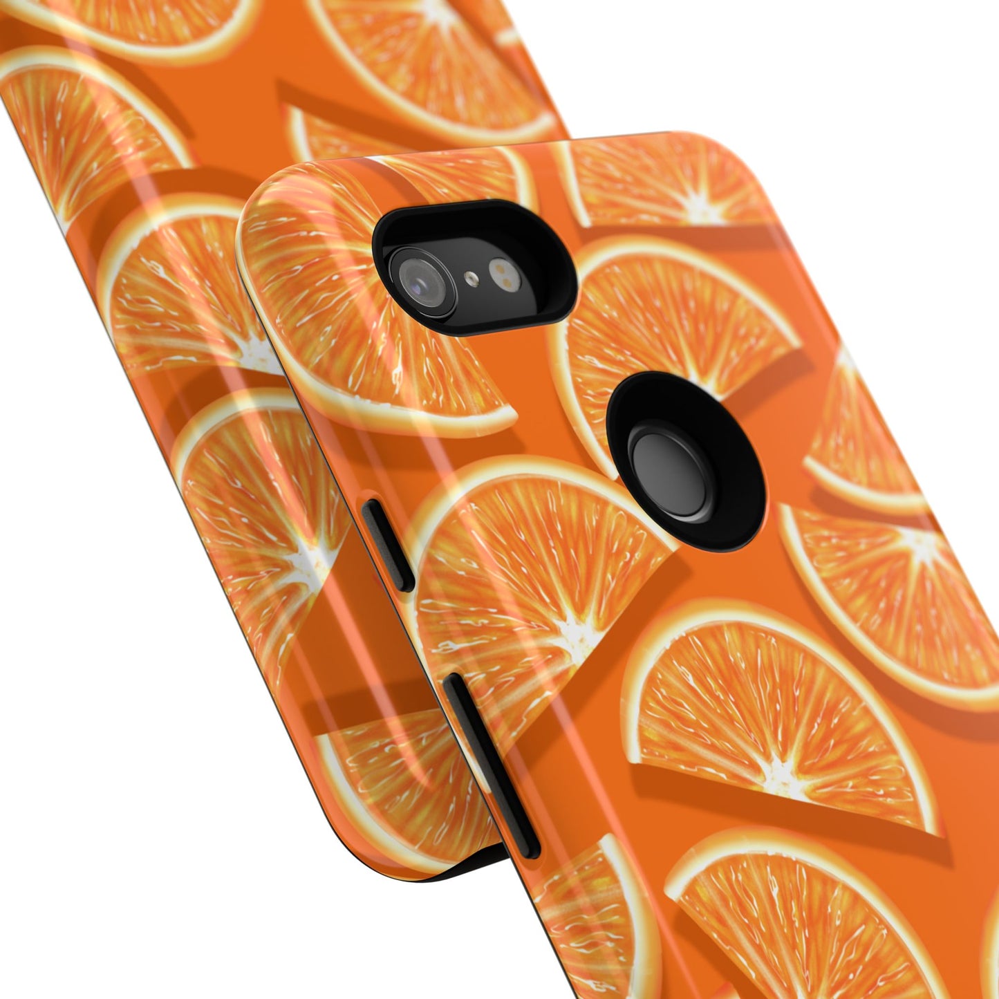 Vibrant Orange Slice Phone Case - Tough Cases for Phone Protection