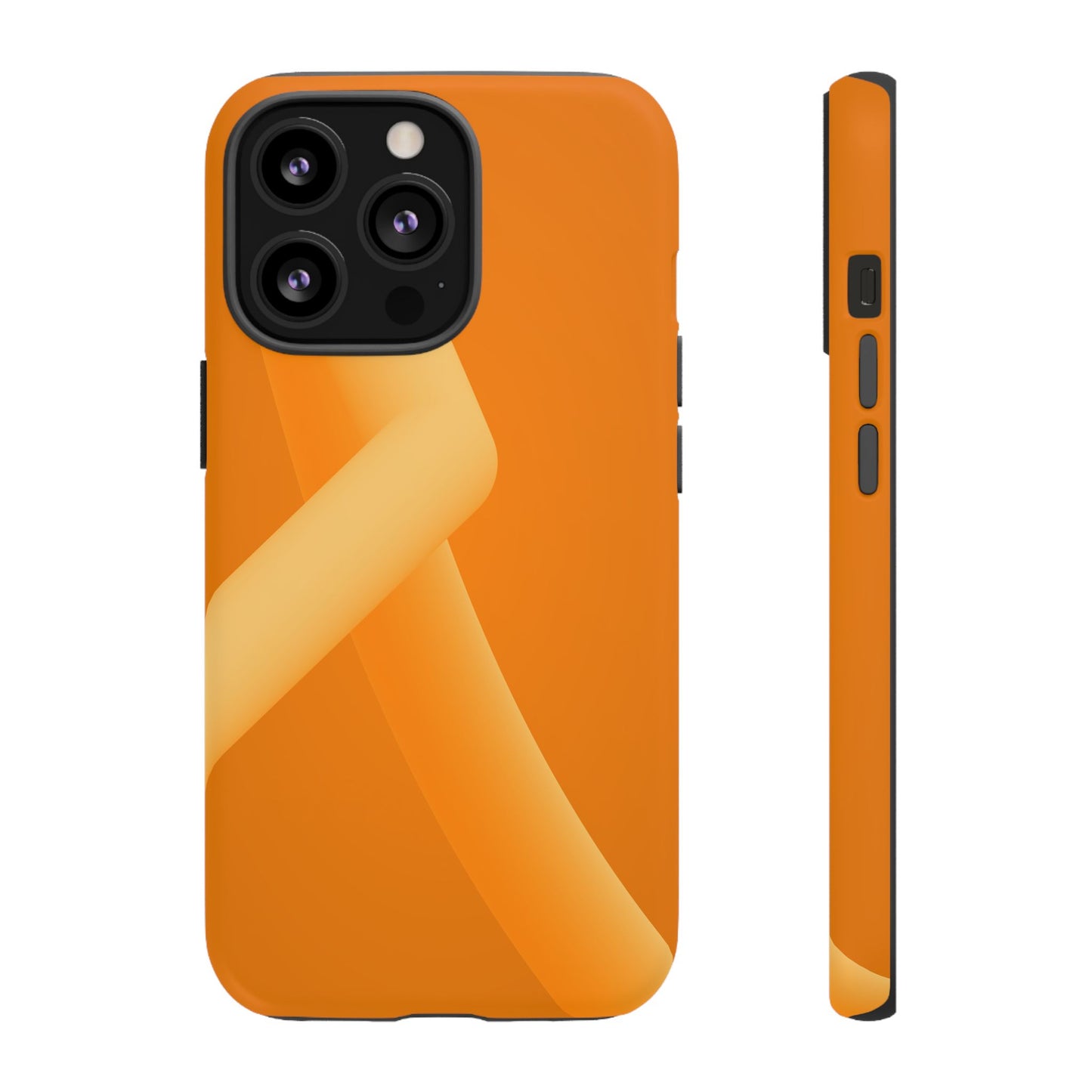 Stylish Tough Phone Case - Modern Orange Design for Ultimate Protection