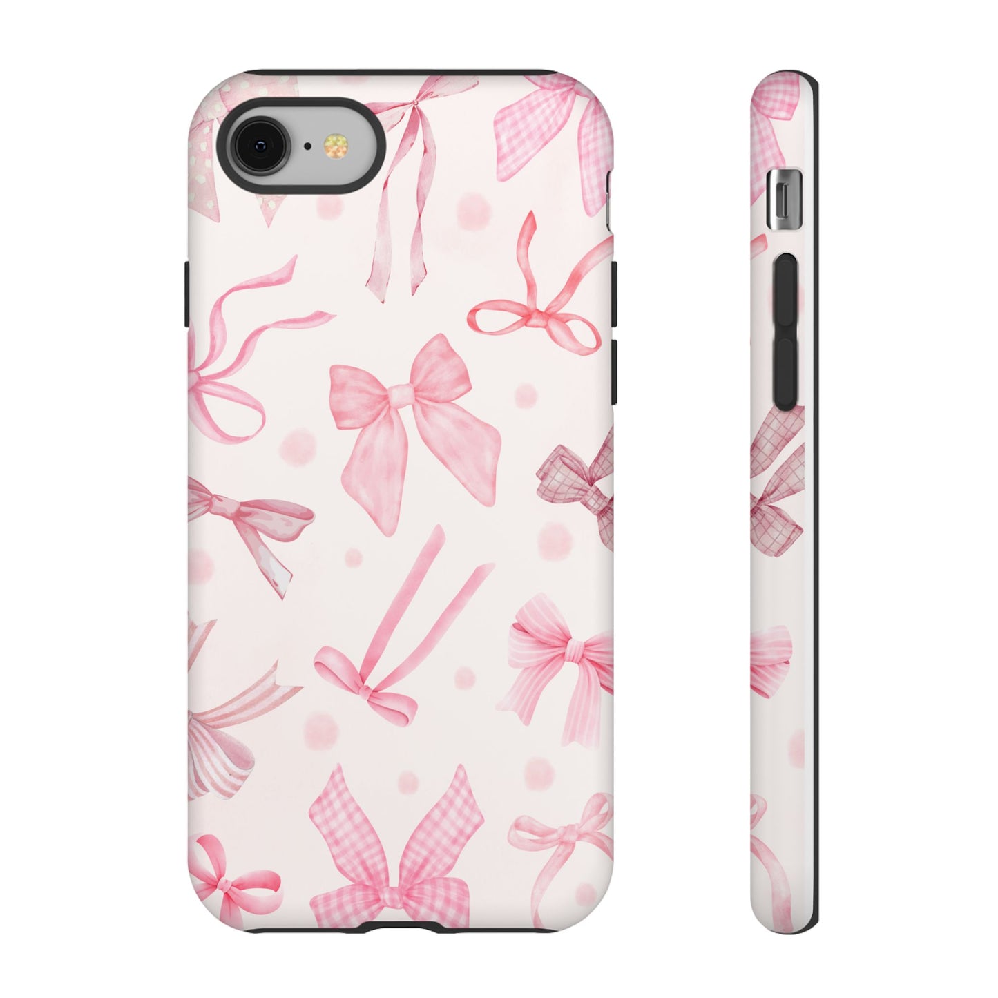 Beautiful Pink Bow Phone Case - Tough Case for Stylish Protection