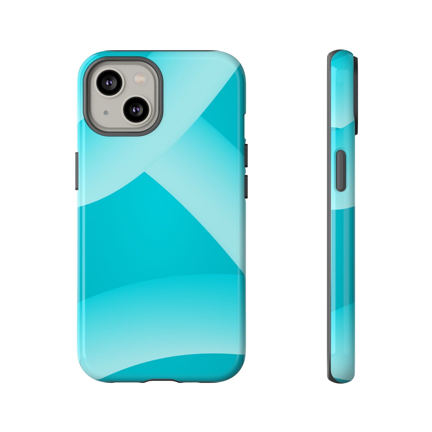 Stylish Tough Phone Case - Modern Blue Design for Ultimate Protection