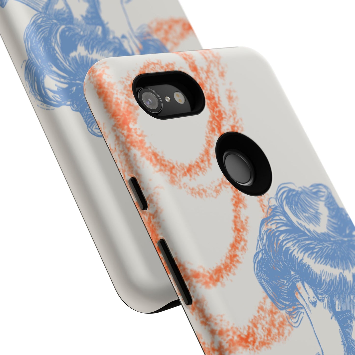 Artistic Phone Case with Stress Relief Design