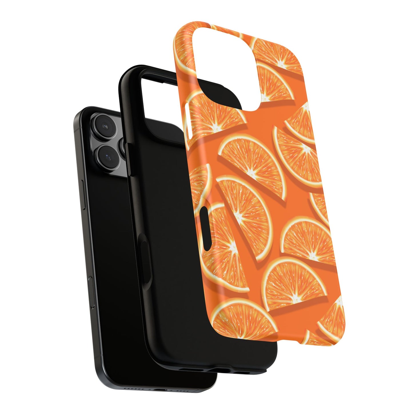 Vibrant Orange Slice Phone Case - Tough Cases for Phone Protection