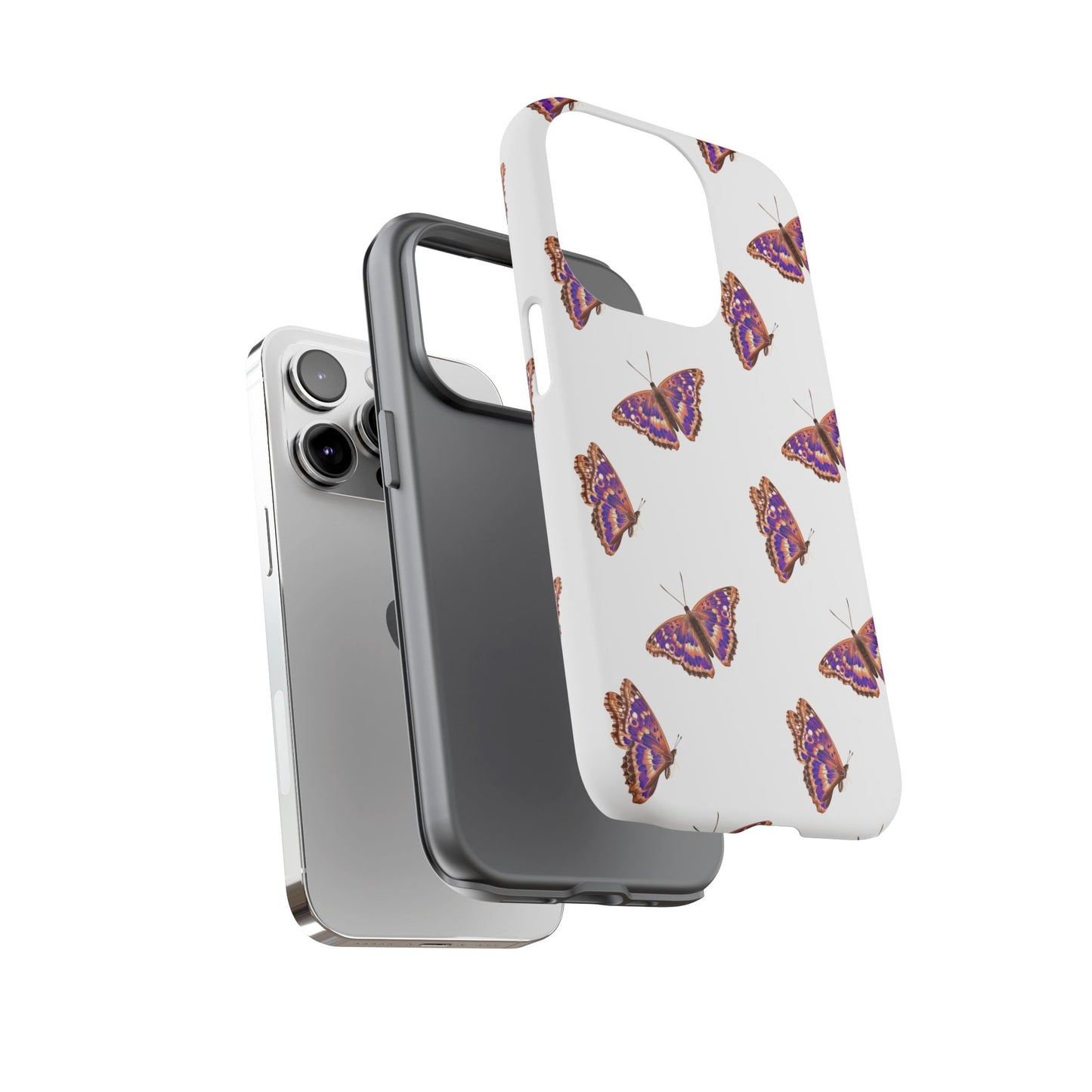 Butterfly Print Phone Case - Tough Case For Stylish Protection