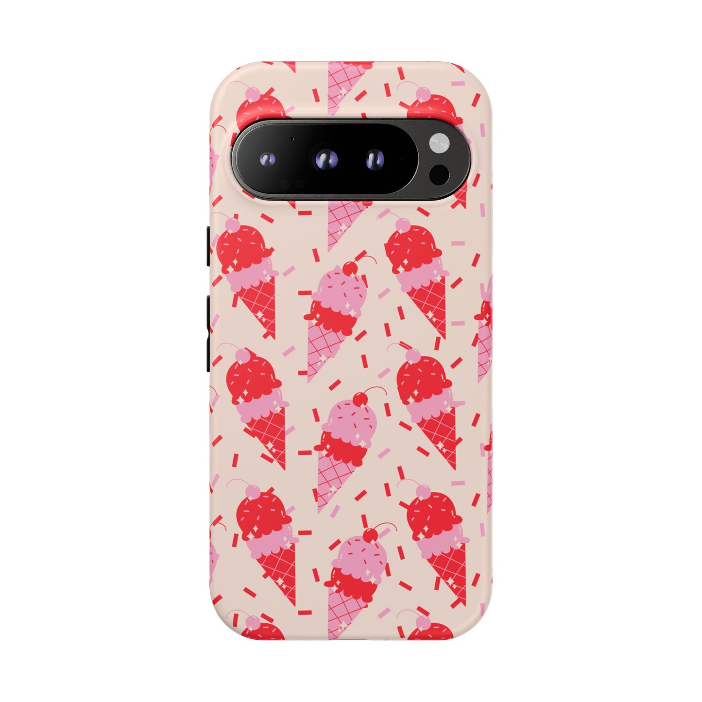 Ice Cream Phone Case - Cute Tough Cases for Ice Cream Lovers, Fun Summer Accessory, Birthday Gift, Colorful iPhone Cover