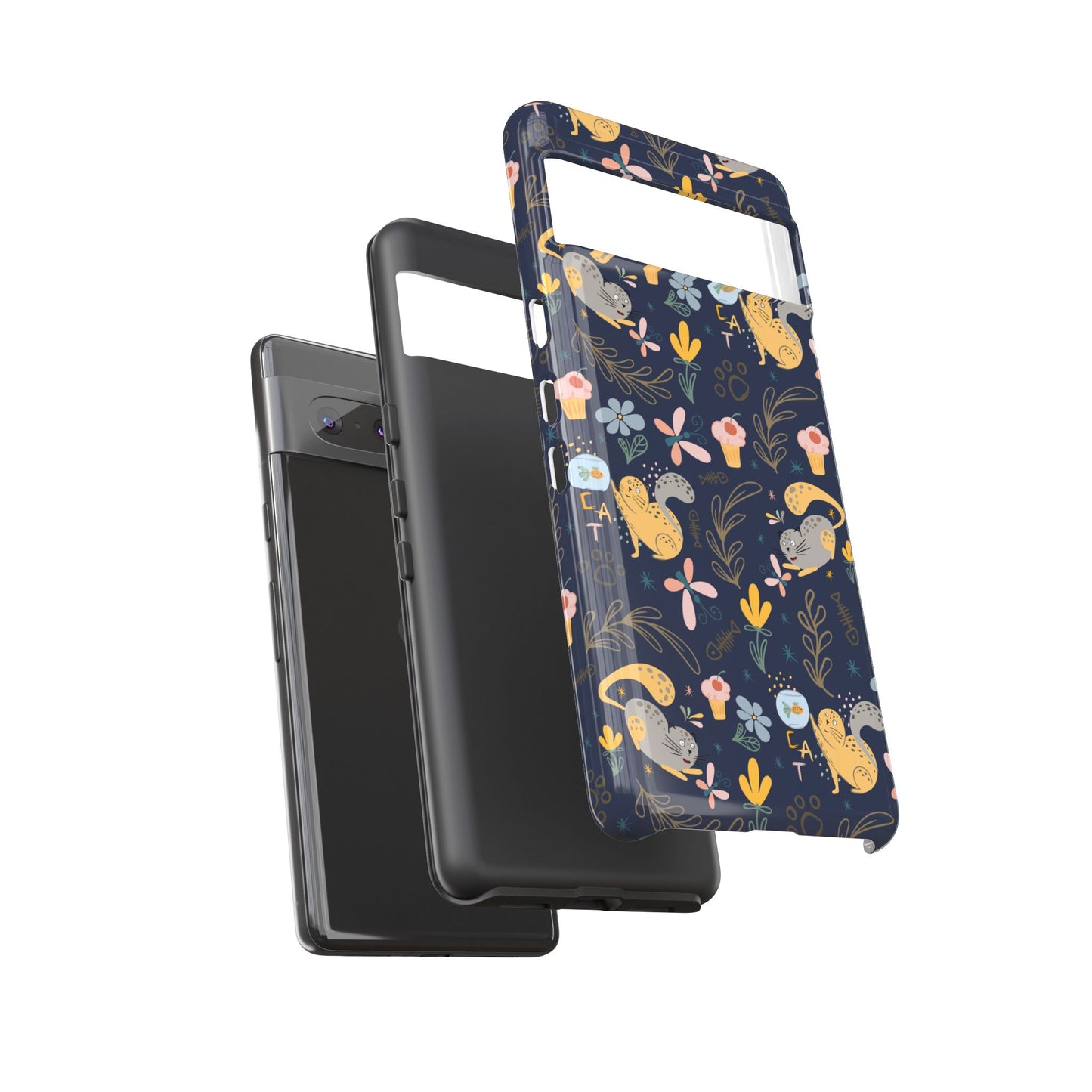Cat-Themed Tough Phone Case - Tough Case For Stylish Protection