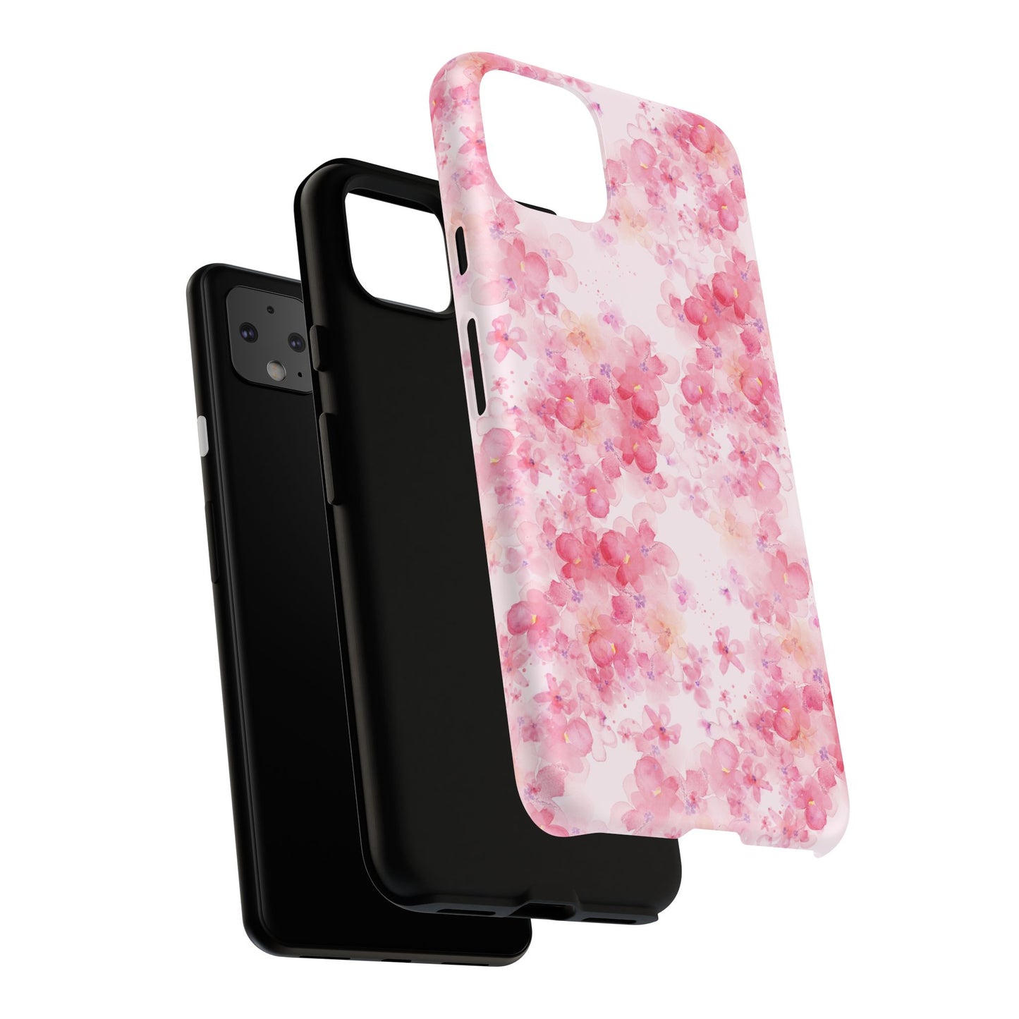 Floral Phone Case - Tough Cases with Pink Blossom Design