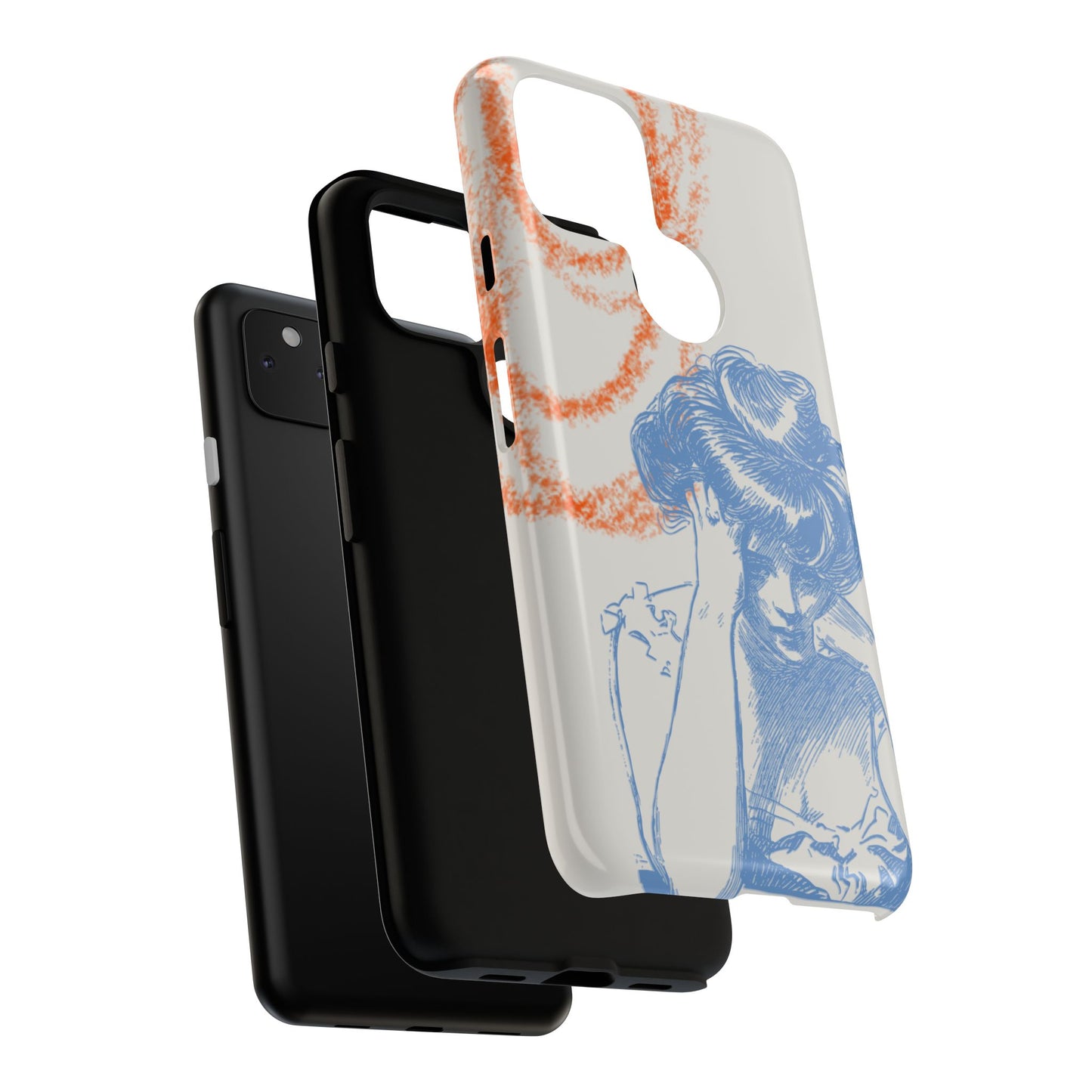 Artistic Phone Case with Stress Relief Design