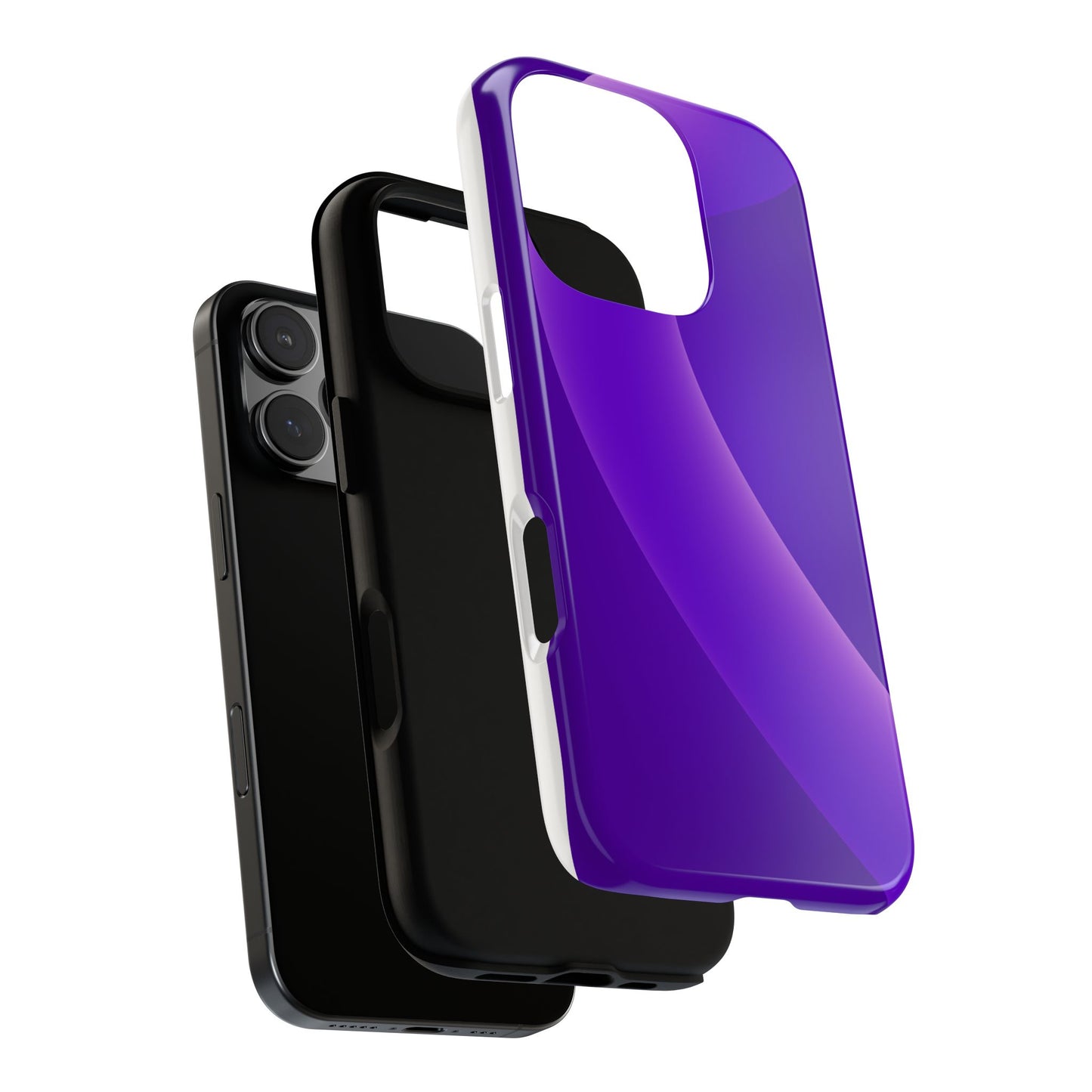 Stylish Tough Phone Case - Modern Purple Design for Ultimate Protection