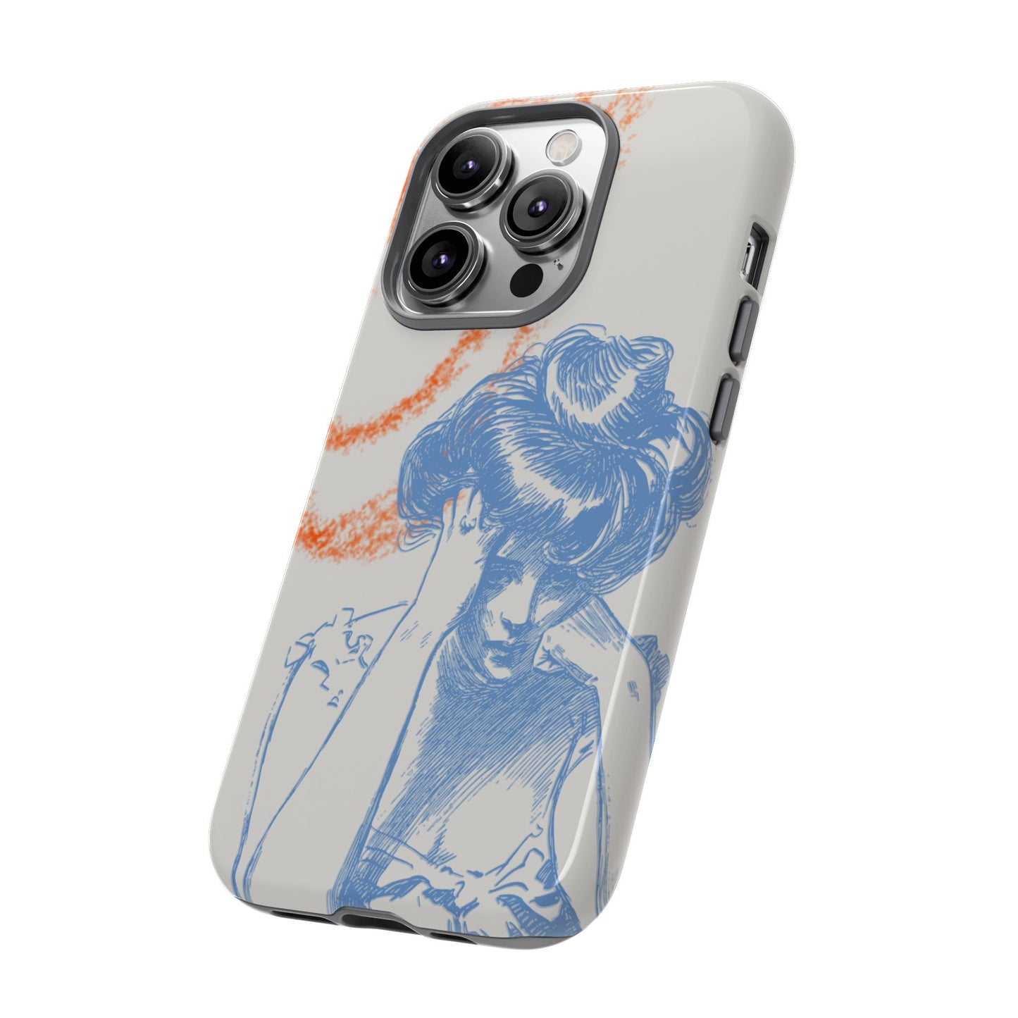 Artistic Phone Case with Stress Relief Design