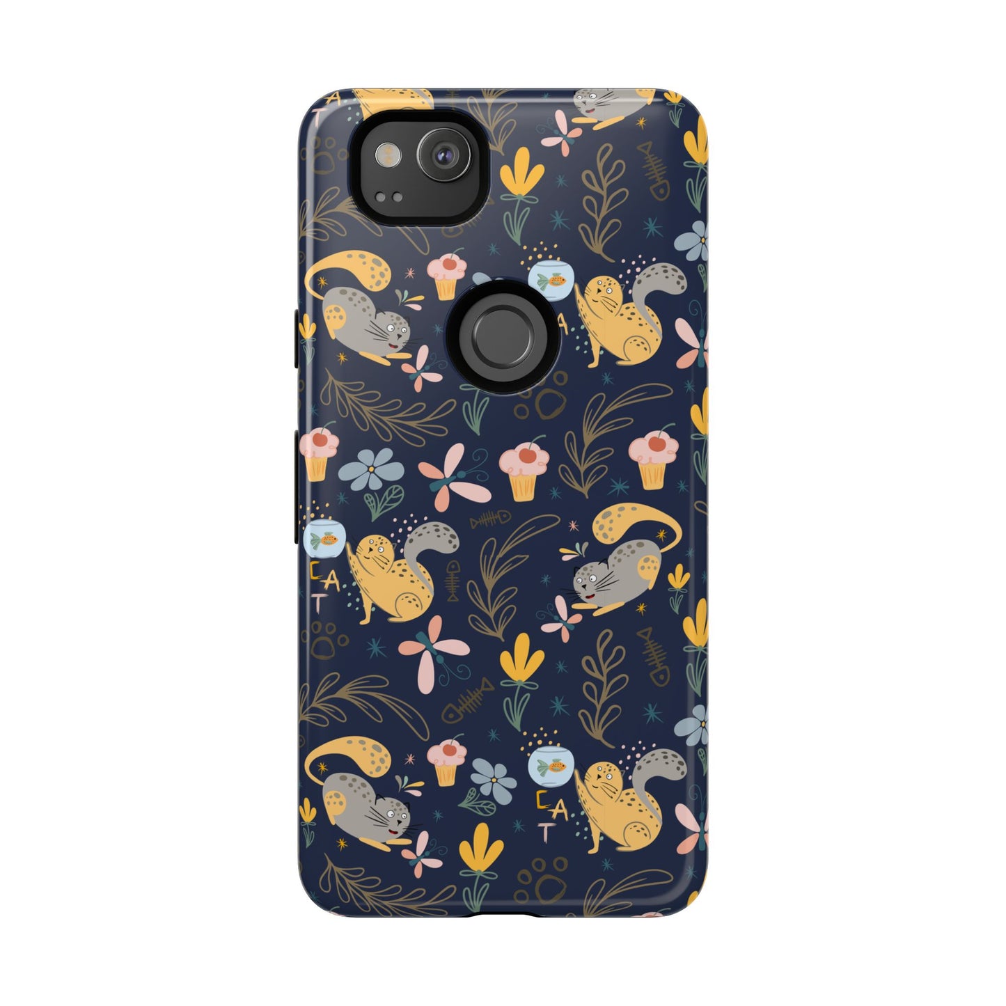 Cat-Themed Tough Phone Case - Tough Case For Stylish Protection