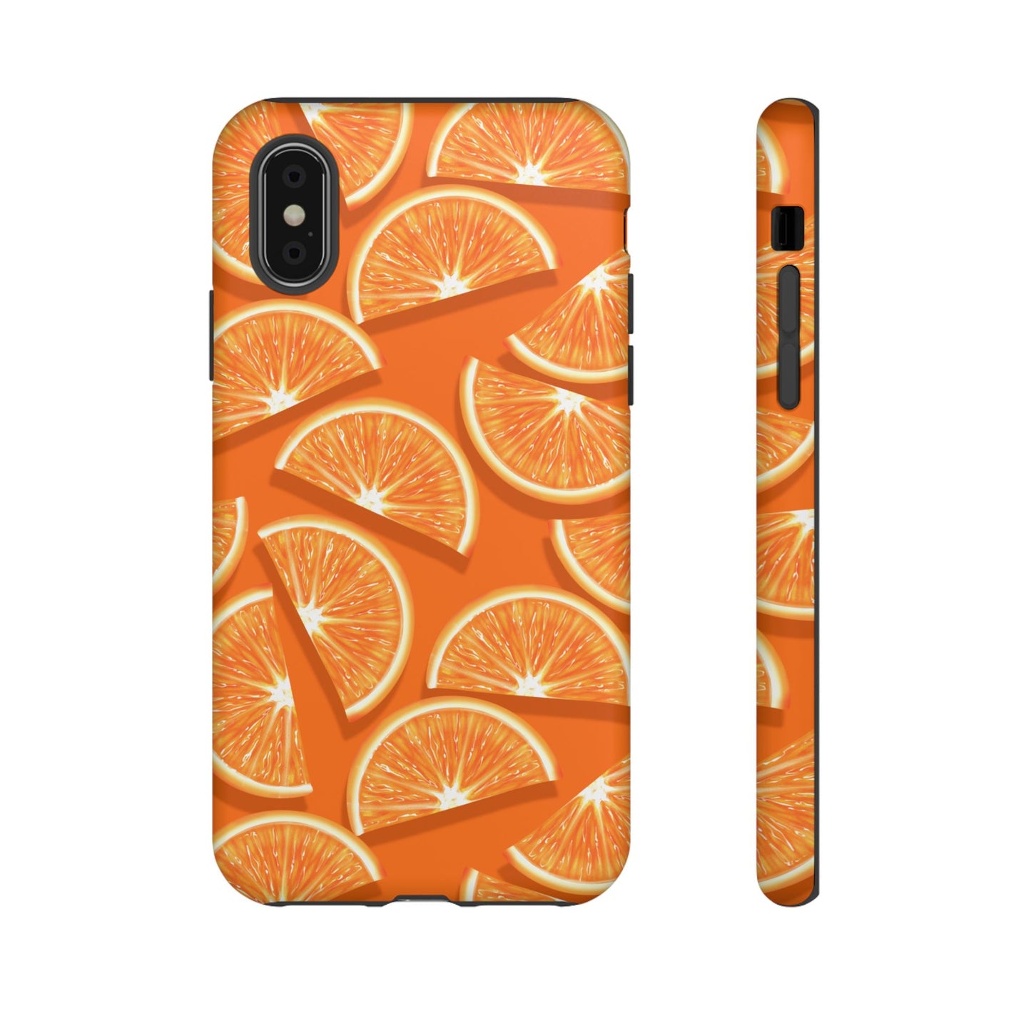 Vibrant Orange Slice Phone Case - Tough Cases for Phone Protection