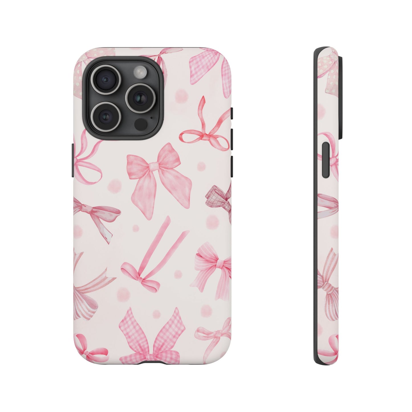 Beautiful Pink Bow Phone Case - Tough Case for Stylish Protection