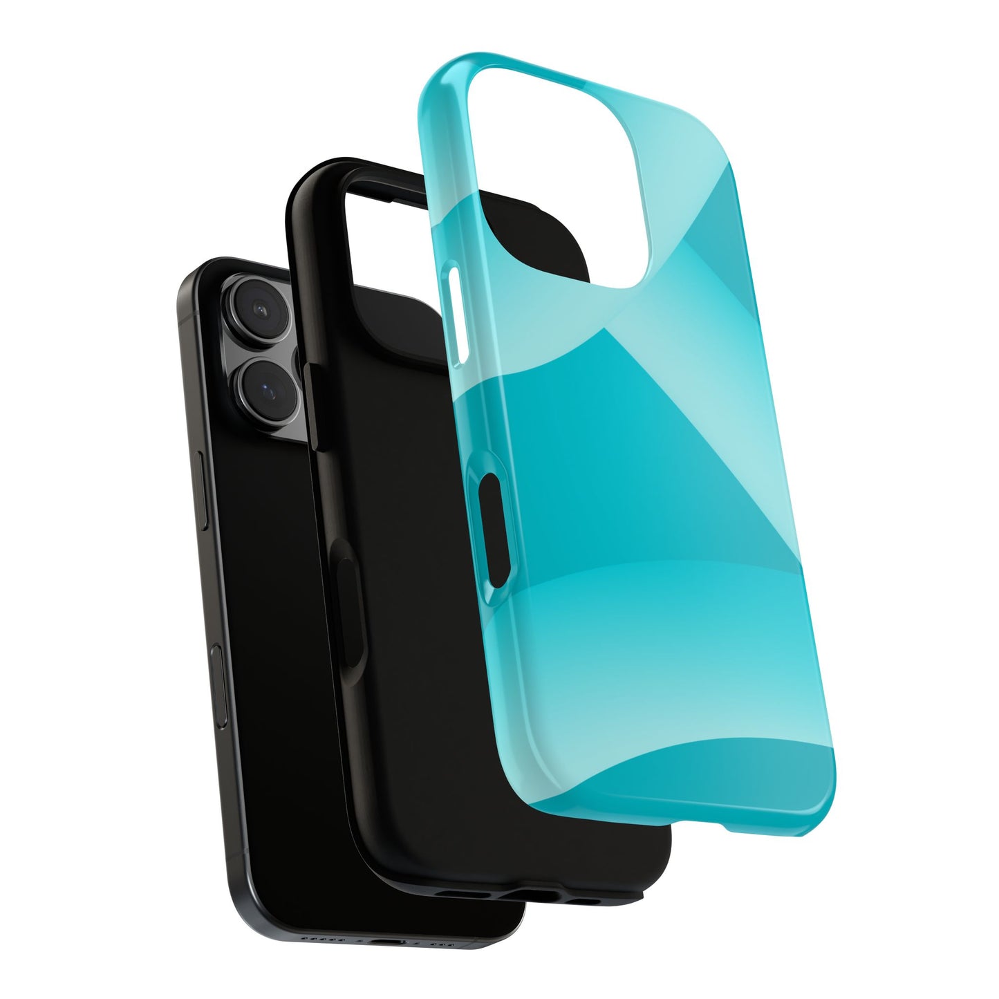 Stylish Tough Phone Case - Modern Blue Design for Ultimate Protection