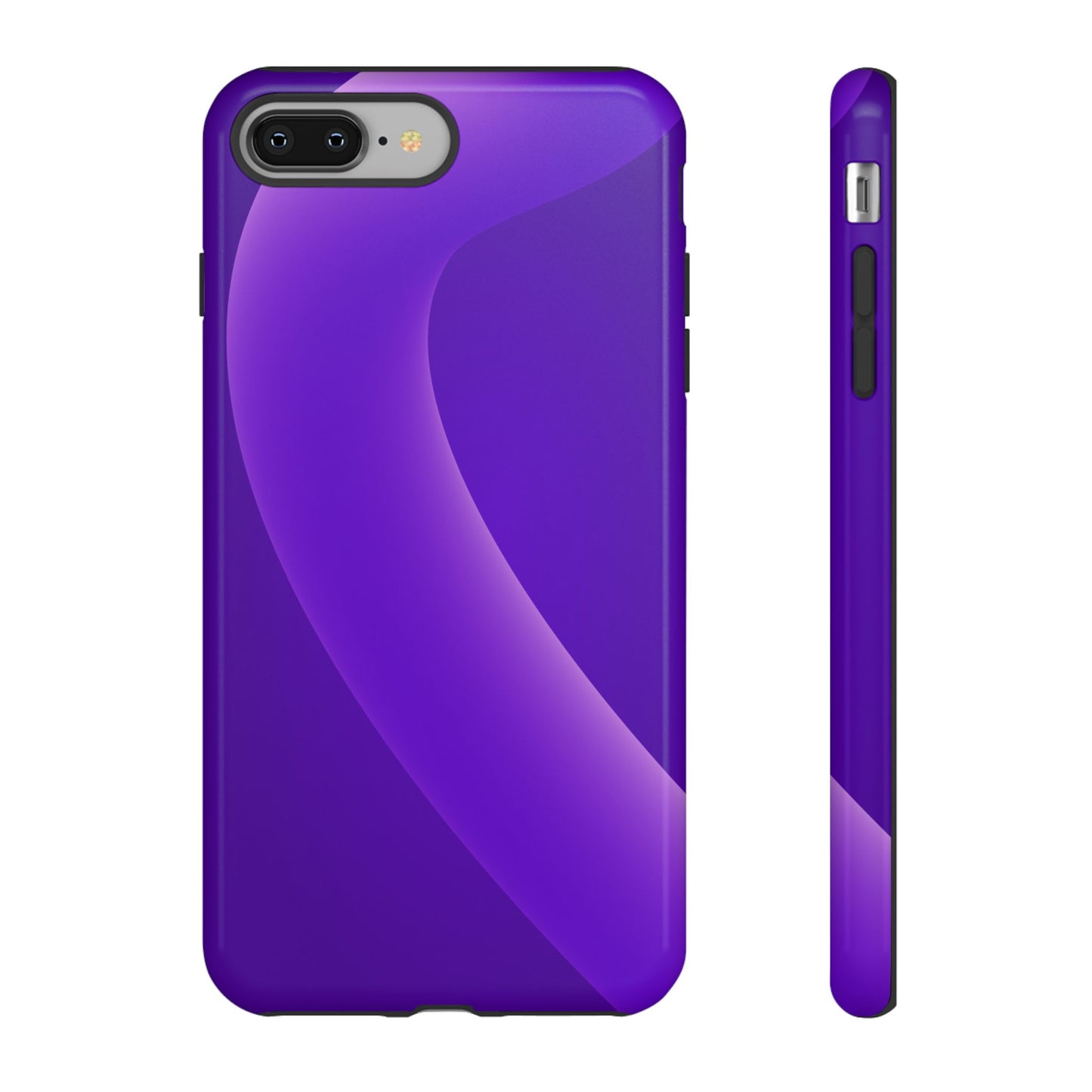 Stylish Tough Phone Case - Modern Purple Design for Ultimate Protection