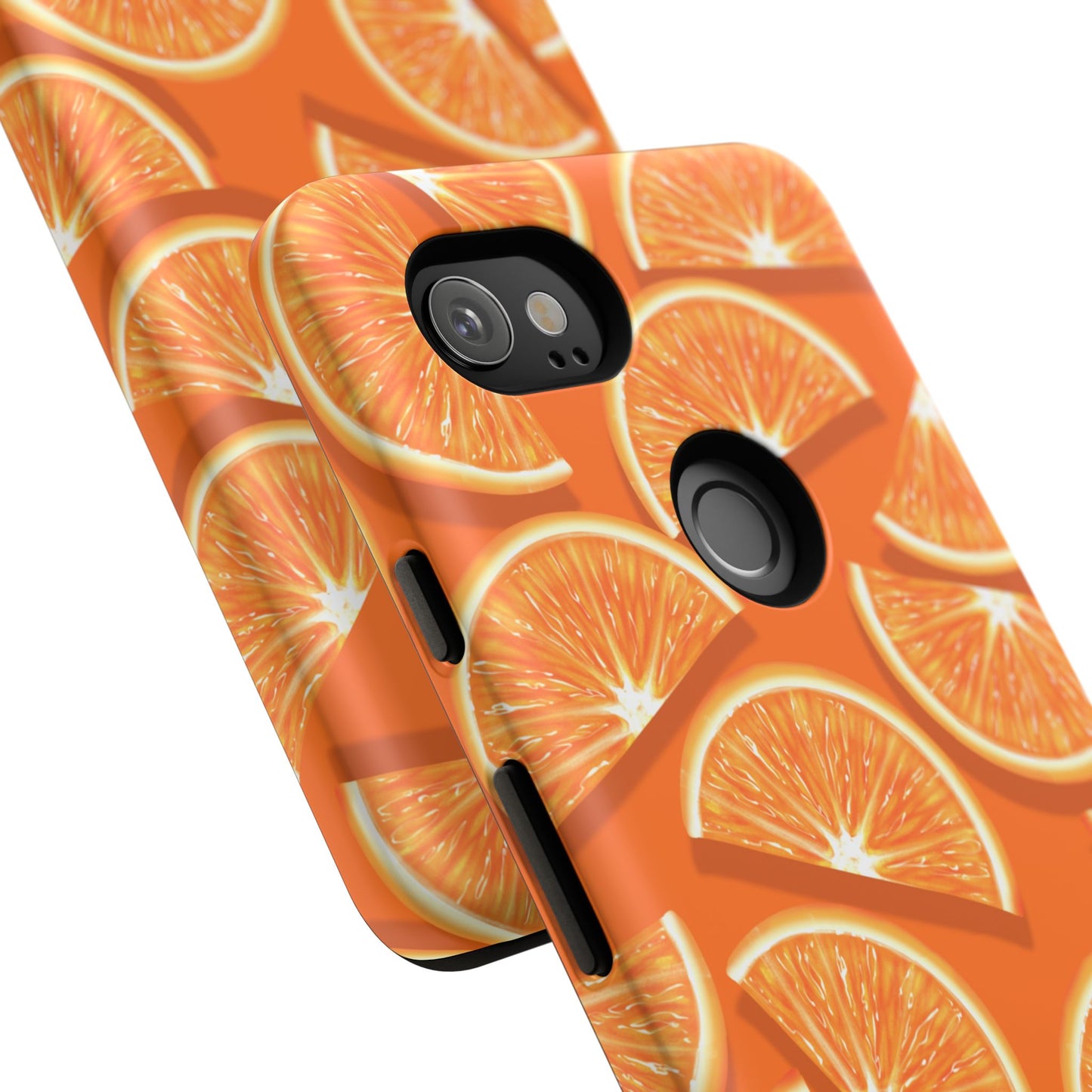 Vibrant Orange Slice Phone Case - Tough Cases for Phone Protection
