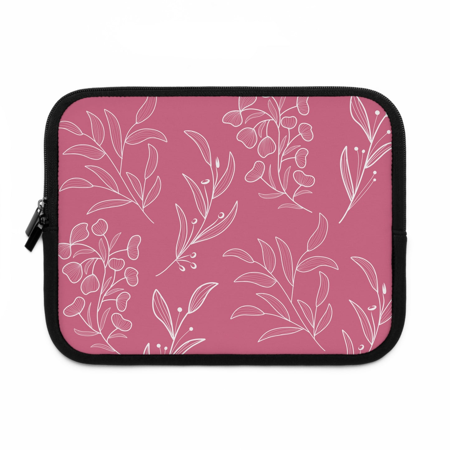 Floral Pink Laptop Sleeve - Stylish, Protective Case for Laptops & Tablets